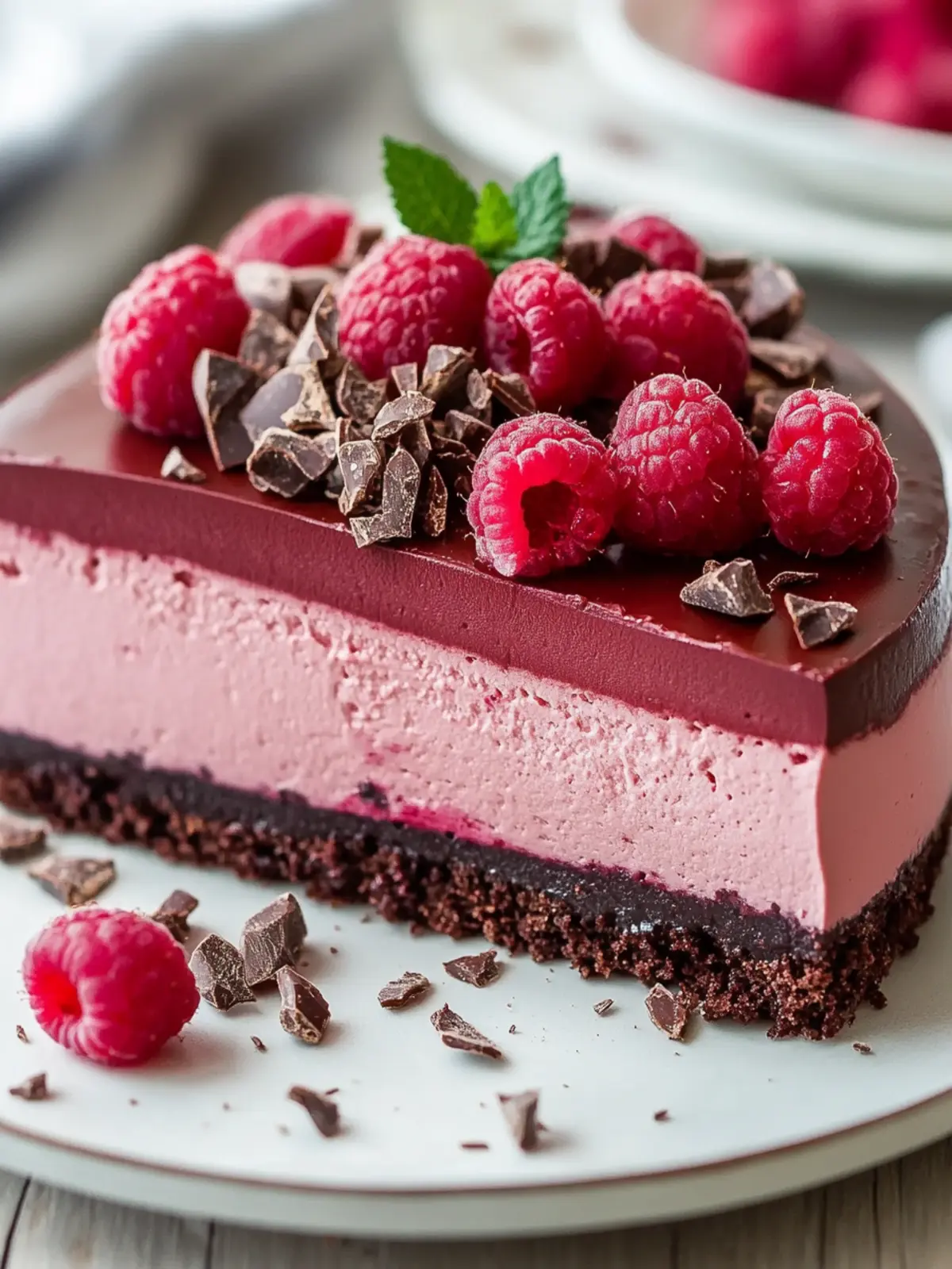 Schokoladen Himbeer Mousse Torte – Einfach & Cremig