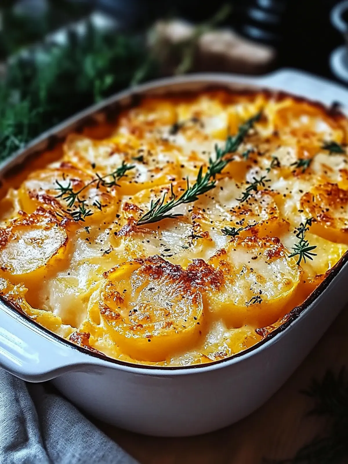 Kürbis Kartoffel Gratin: Herzhafter Genuss im Herbst