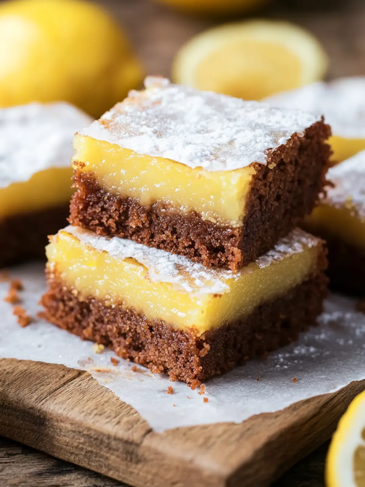 Einfaches Rezept für Zitronenbrownies