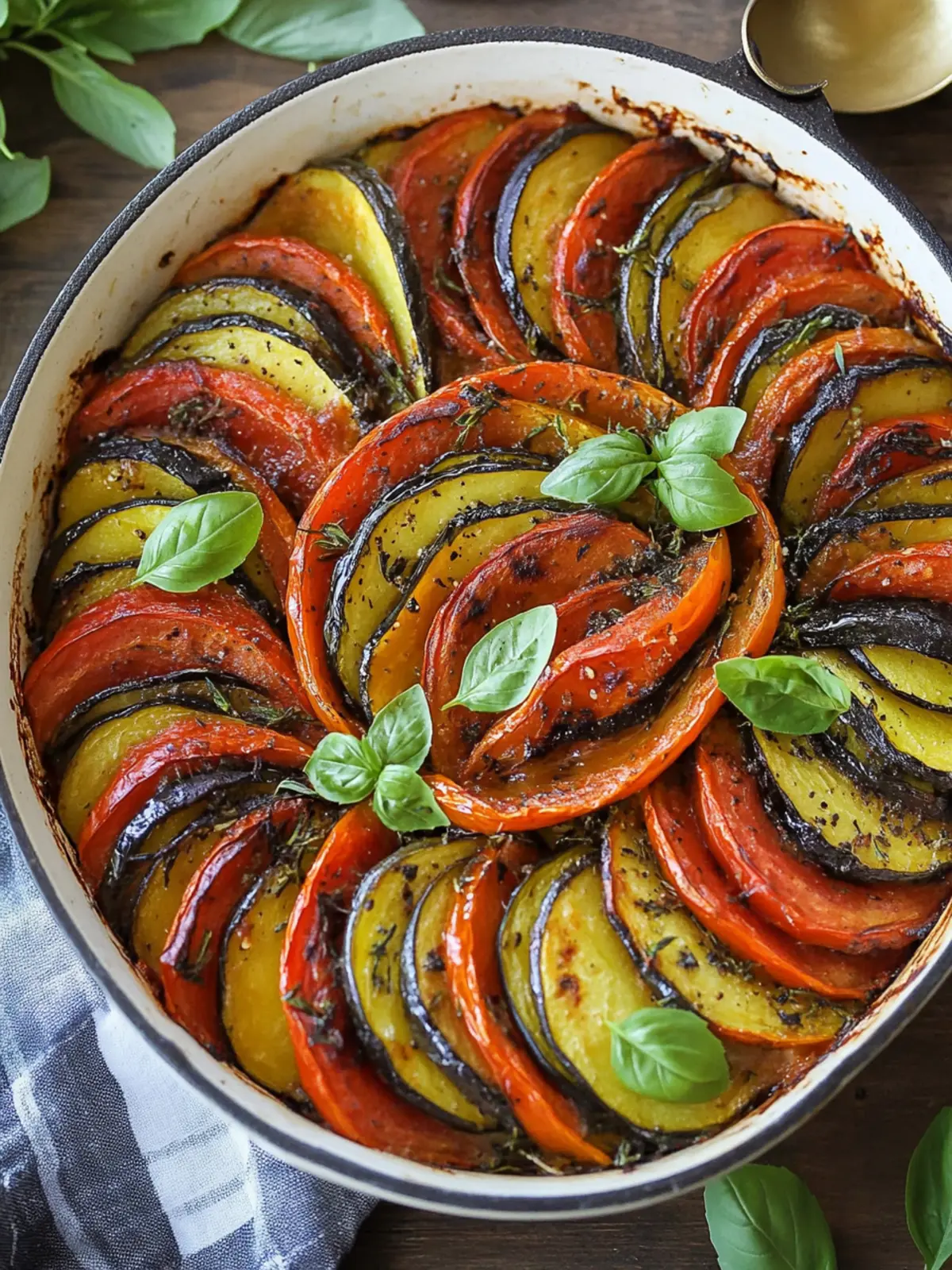 Rezept für gebackene Ratatouille