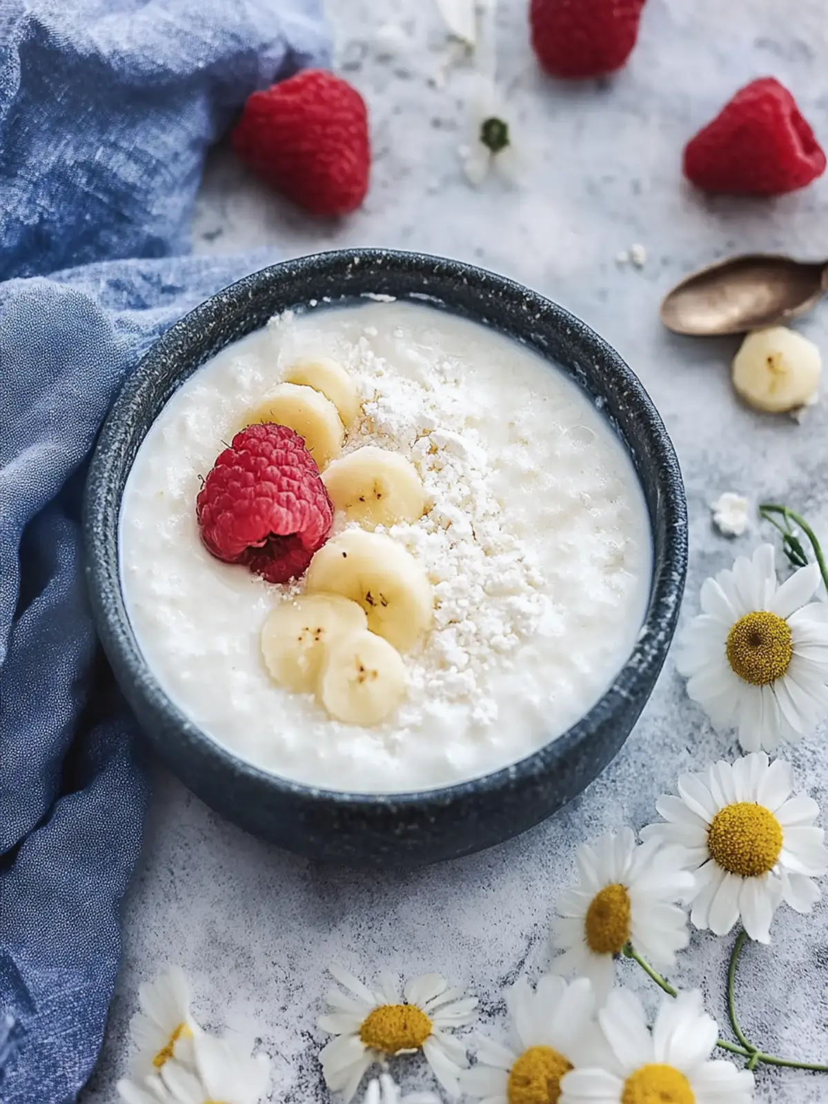 Milchreis mit normalem Reis