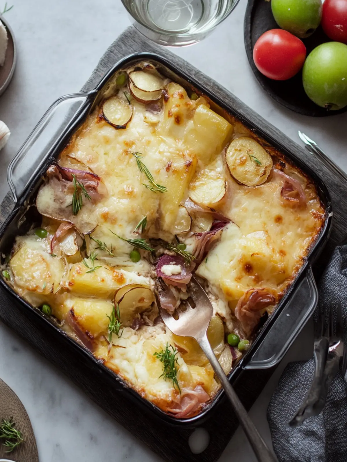 Raclette Reste verwerten – leckeres Raclette Auflauf