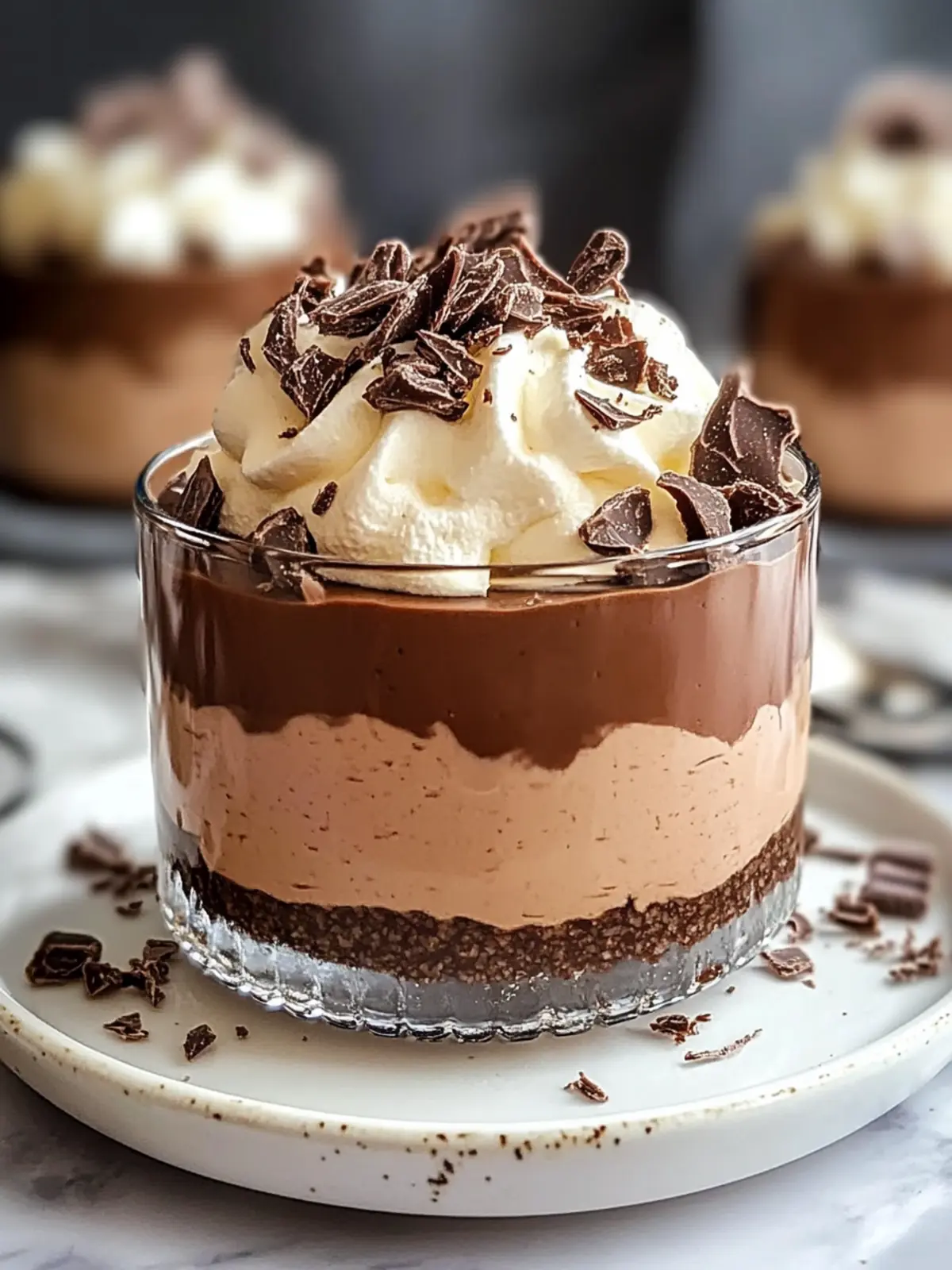 Nutella Schokoladen Käsekuchen Mousse für Feinschmecker