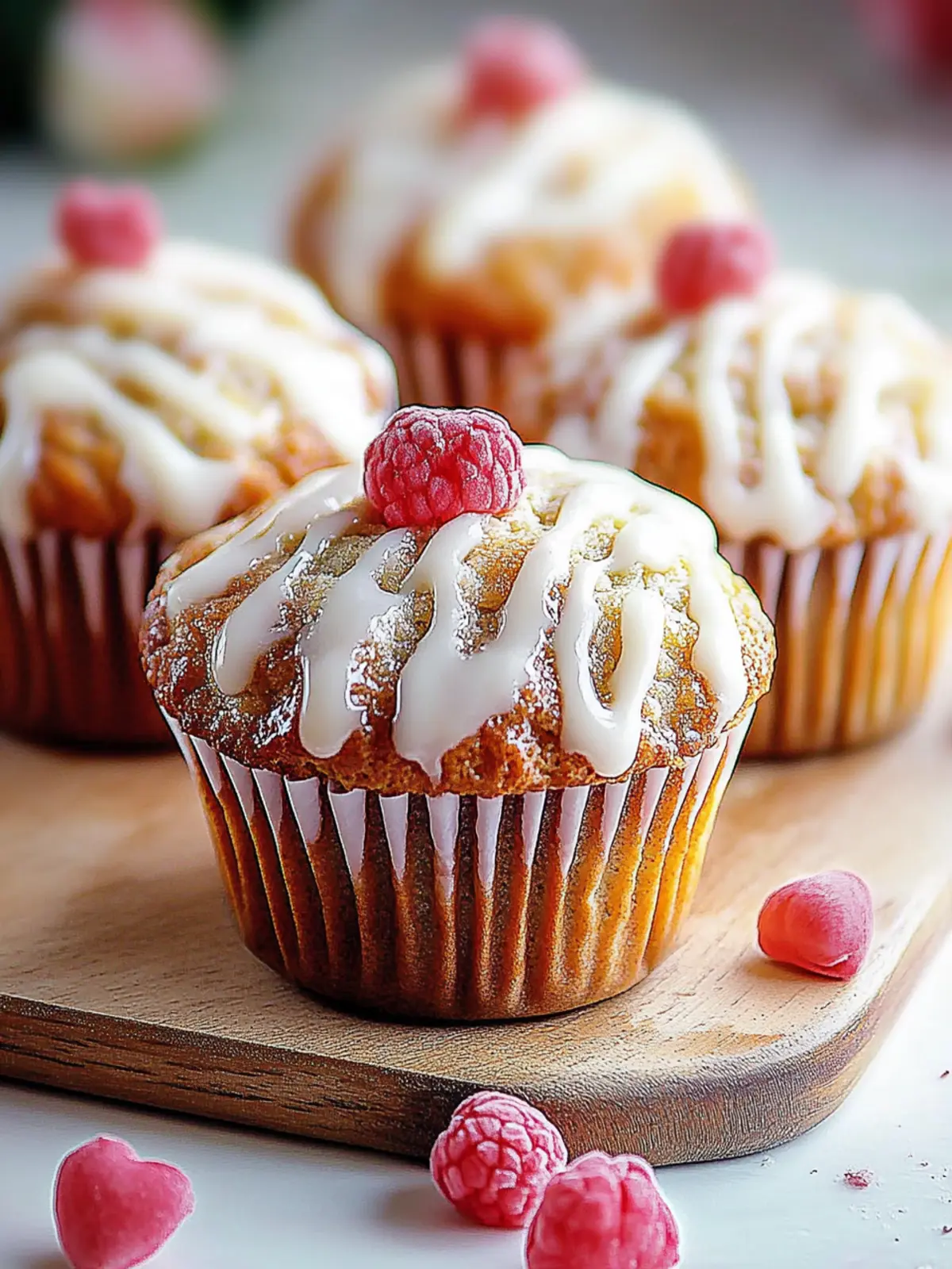 Zimtschnecken-Muffins: Valentinstags-Essensideen
