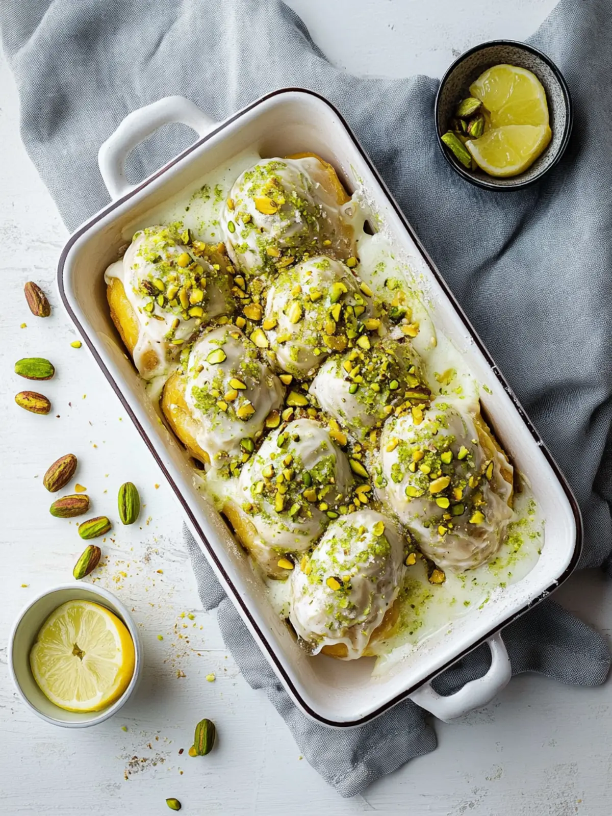Zimtschnecken mit Pistazien