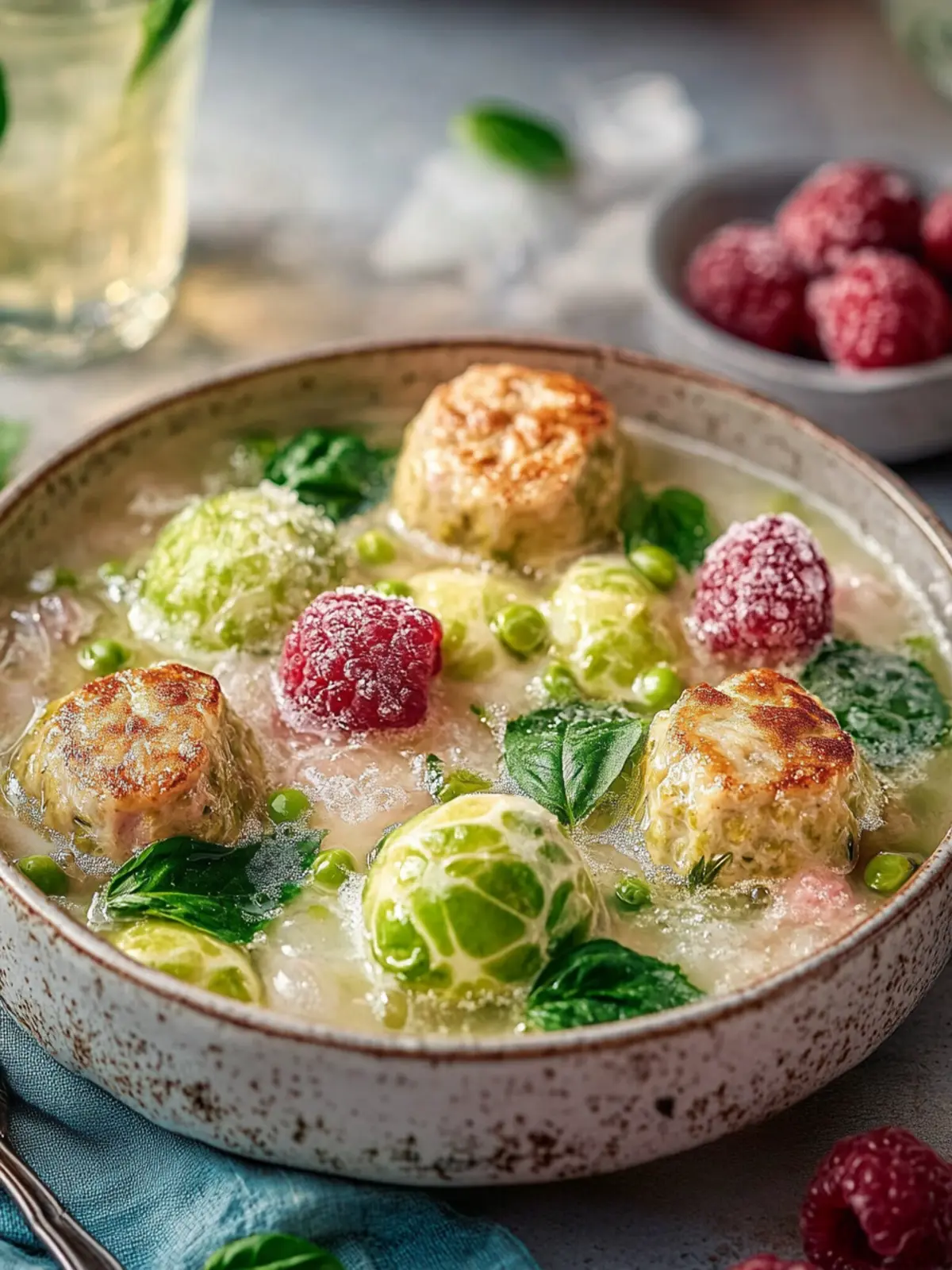 Rosenkohleintopf mit Hackbällchen Rezept