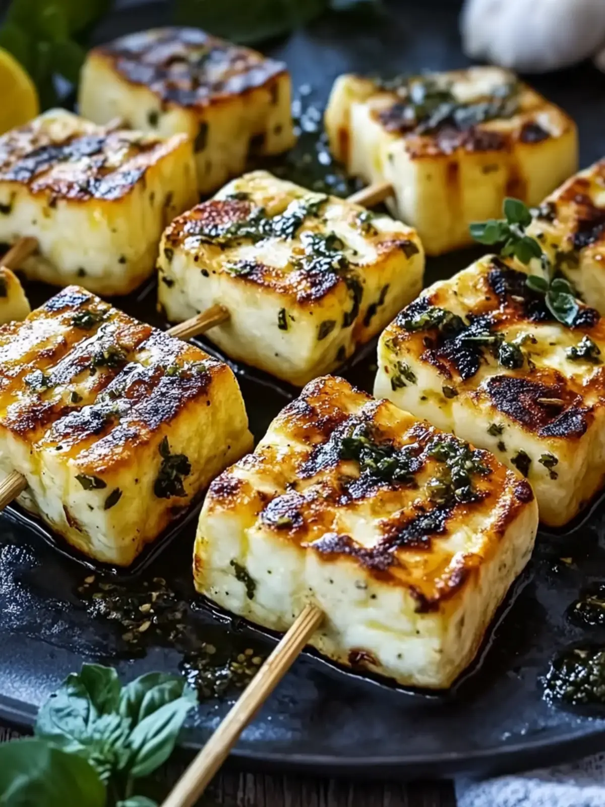 Grilled Halloumi Skewers with Lemon and Thyme: An Incredible Ultimate Recipe for 5 Star Enthusiasts