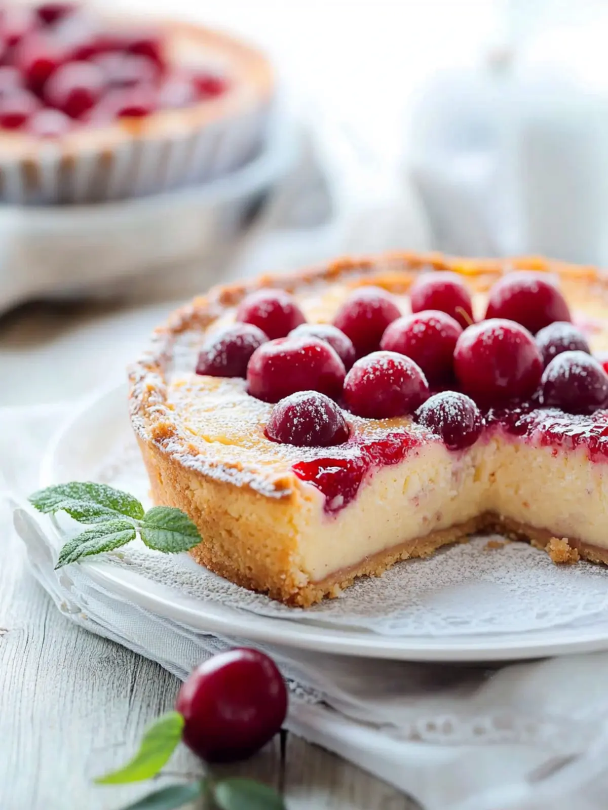 Deutscher Kirschkuchen – Kirschpuddingtorte