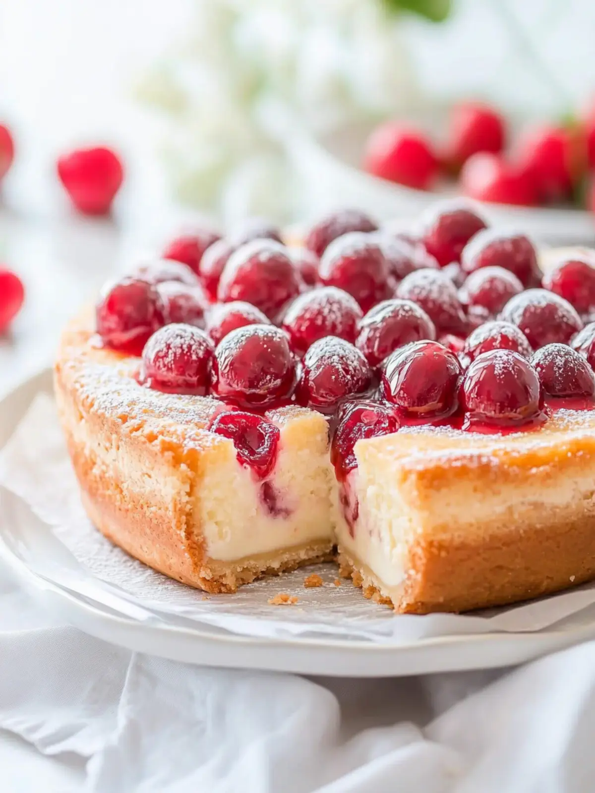 Deutscher Kirschkuchen – Kirschpuddingtorte