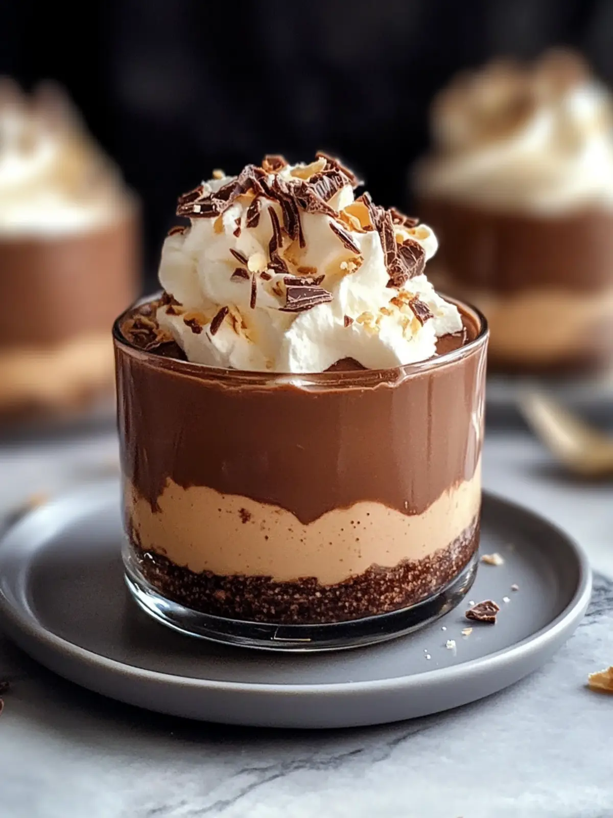 Nutella Schokoladen Käsekuchen Mousse für Feinschmecker