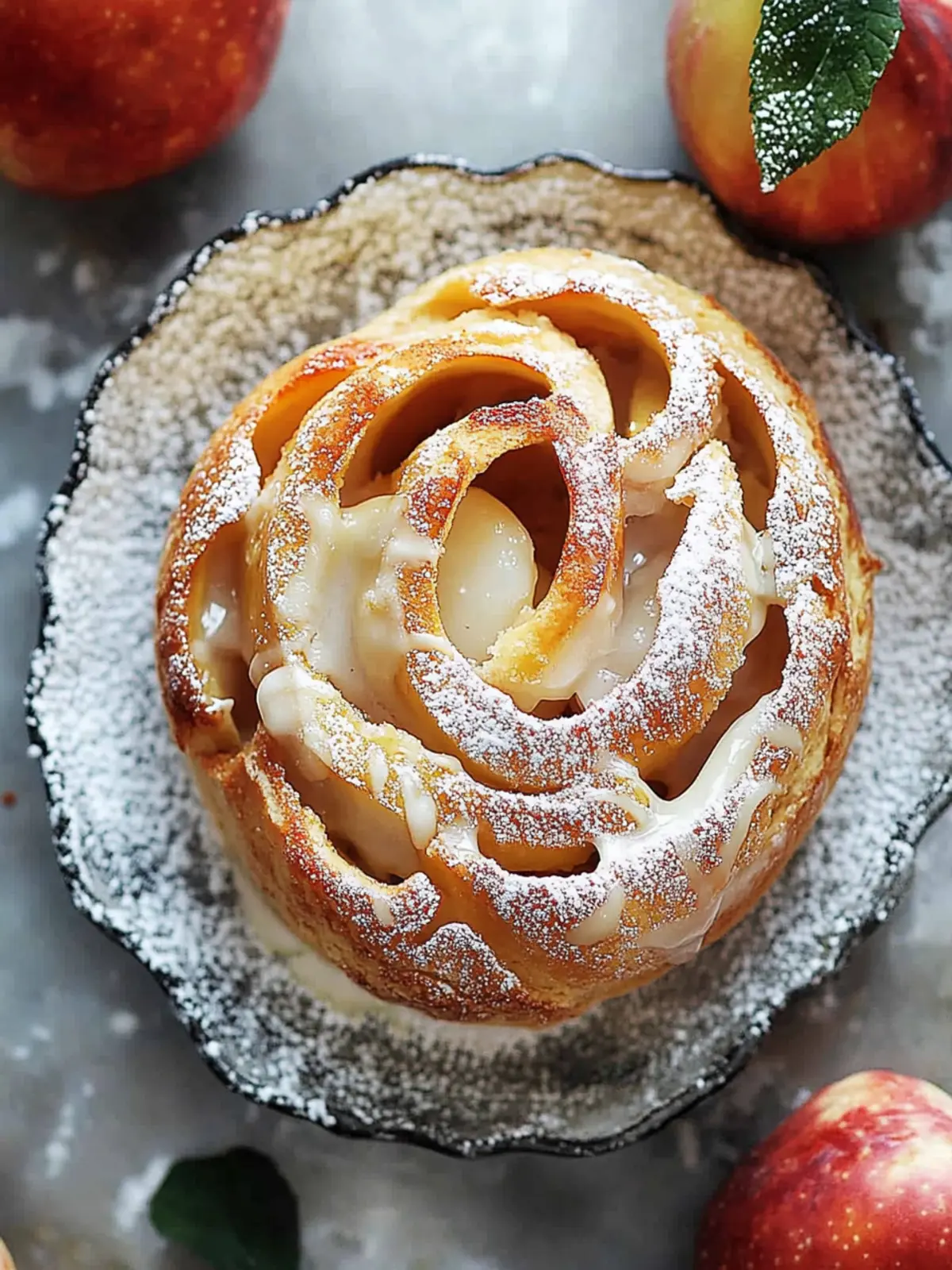 Bratapfel-Zimtschnecken