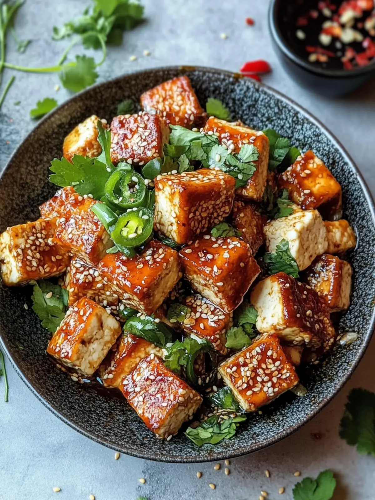 Wie man knusprigen gebackenen Tofu macht