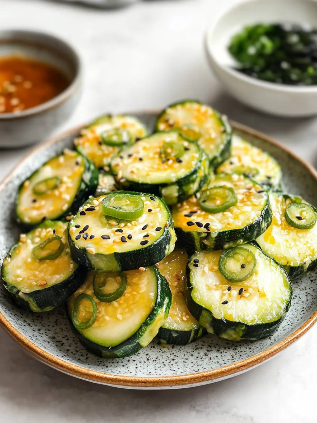 Koreanische Zucchinipuffer