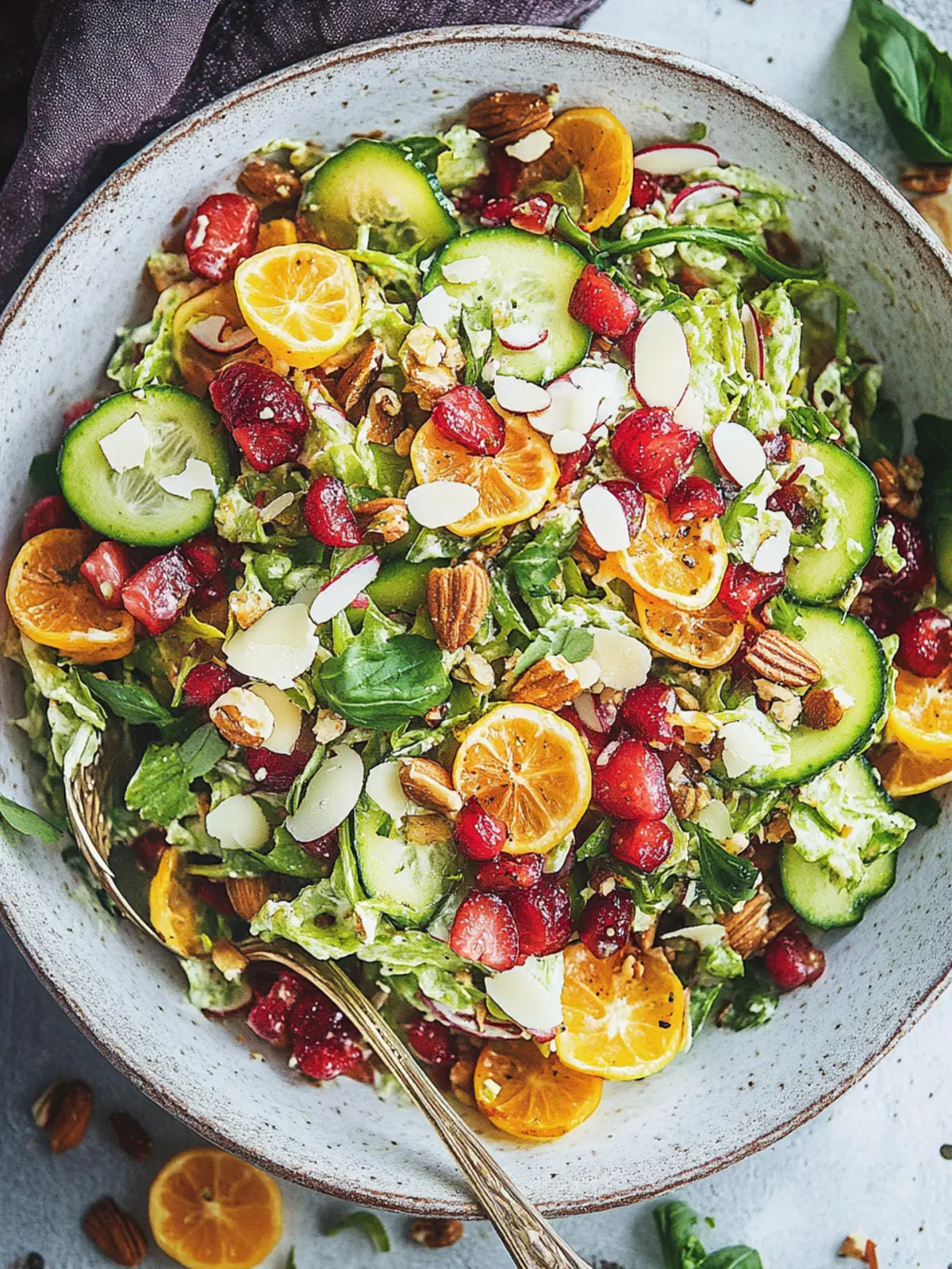 Veganer Rosenkohlsalat