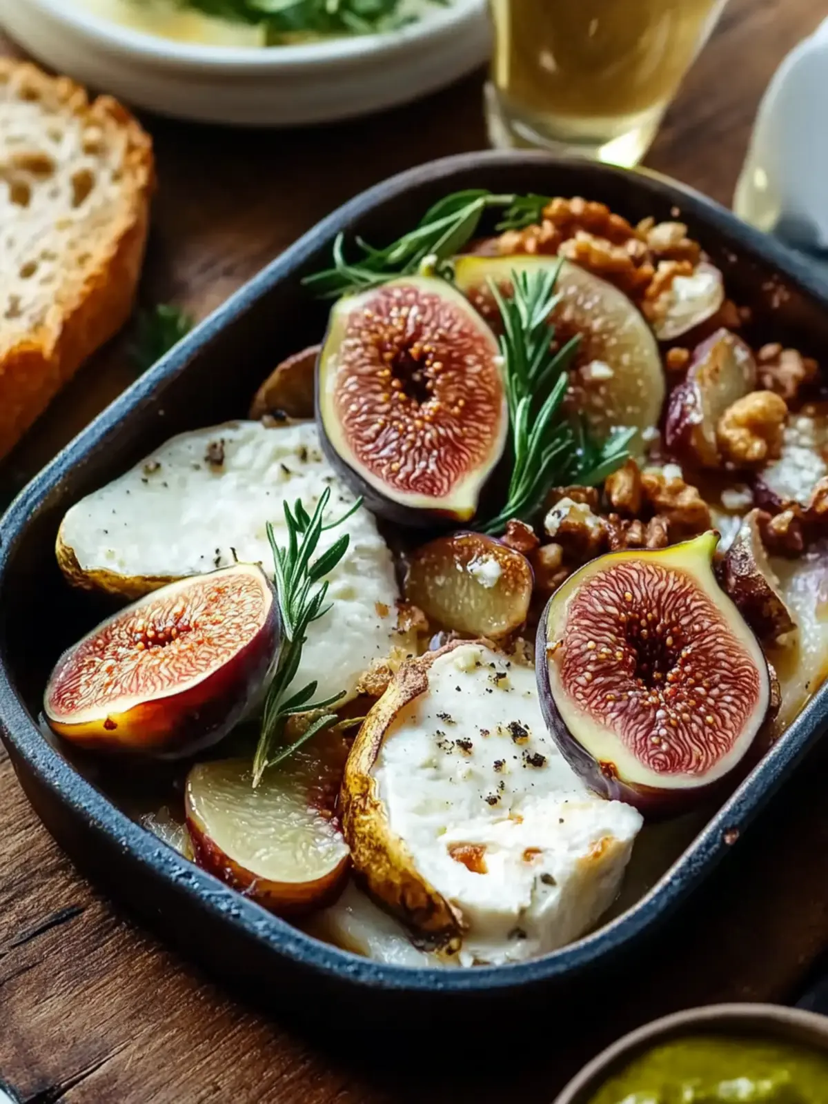 Raclette with figs and goat cheese | recipe