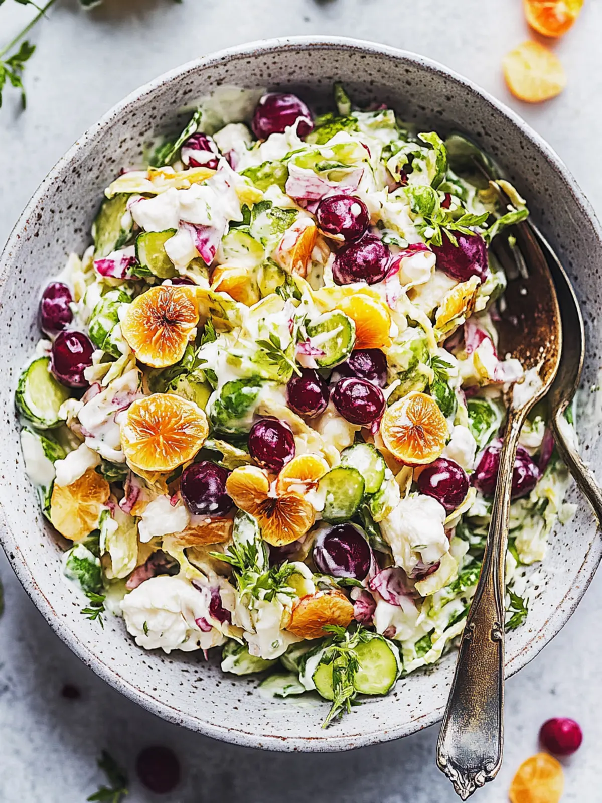 Veganer Rosenkohlsalat