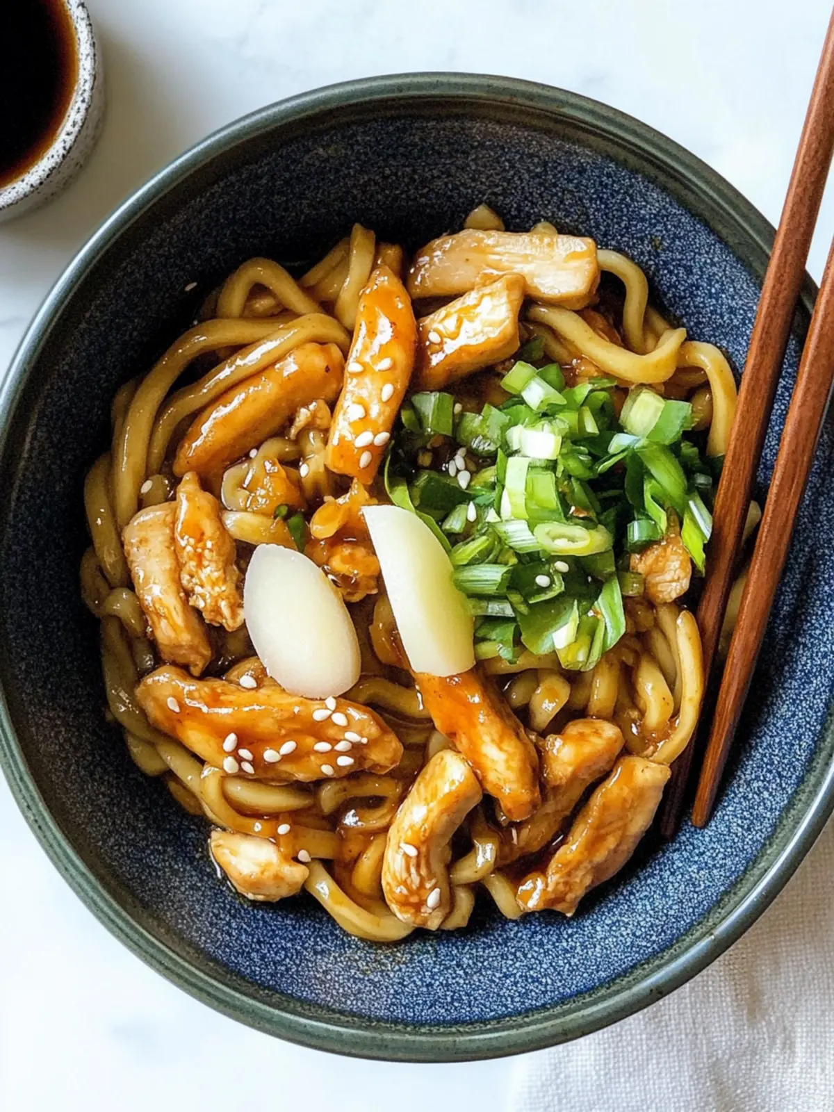 Hühnchen Yaki Udon