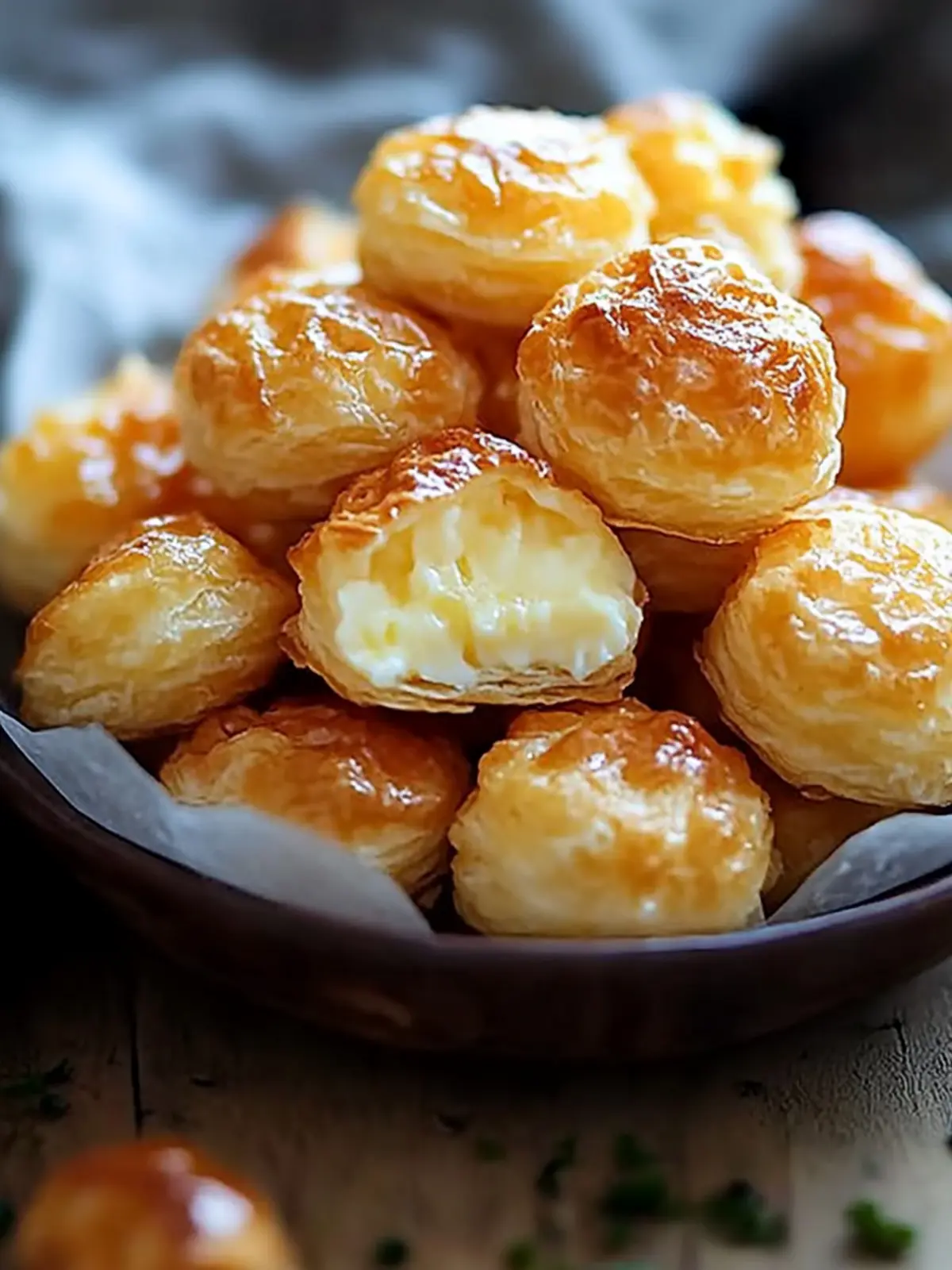 Käse Puff Snacks: Your quick cold finger food highlight