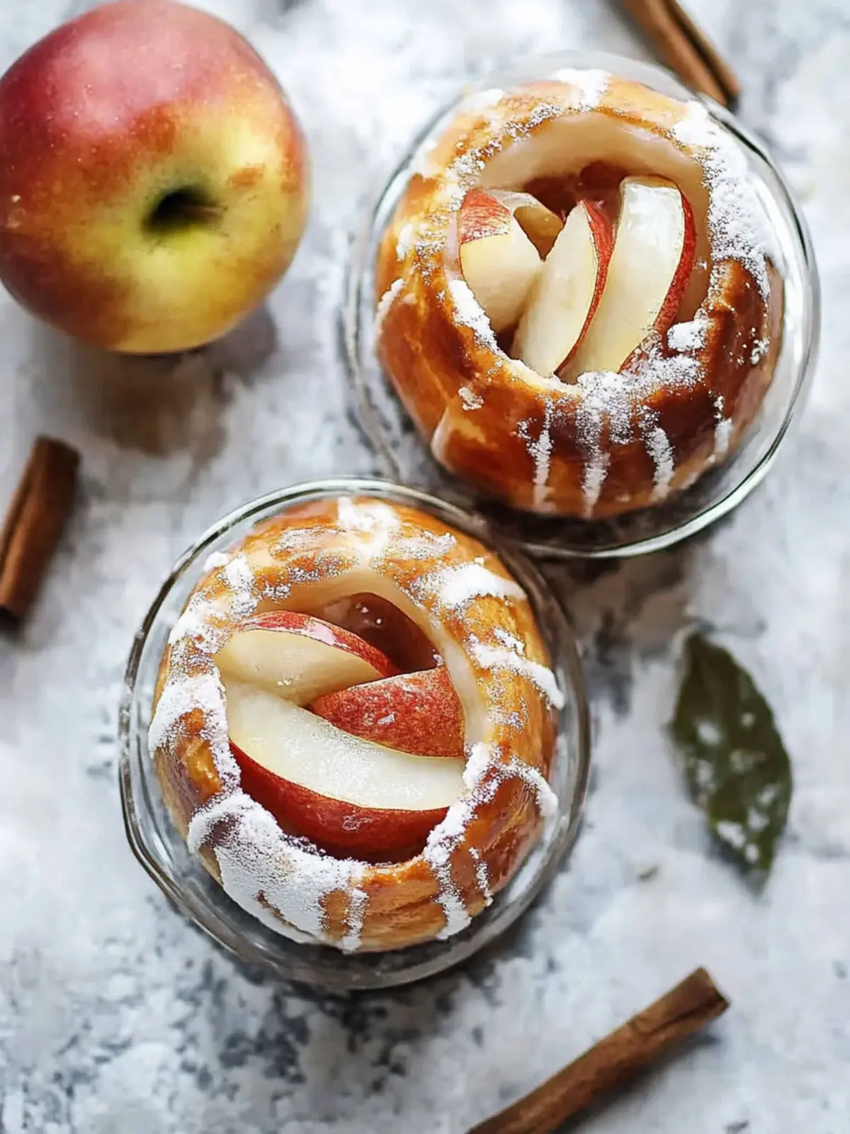 Bratapfel-Zimtschnecken