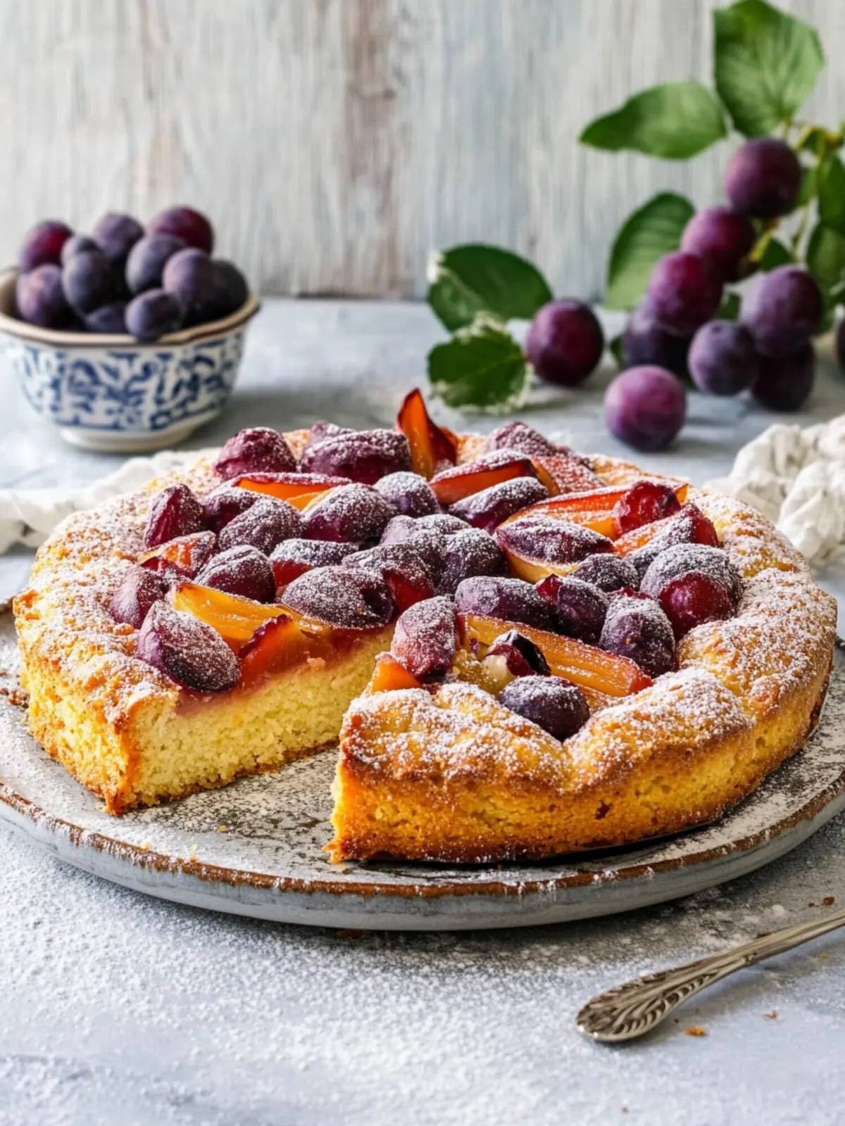 Plum cake from the tray: This is how delicious nostalgia tastes