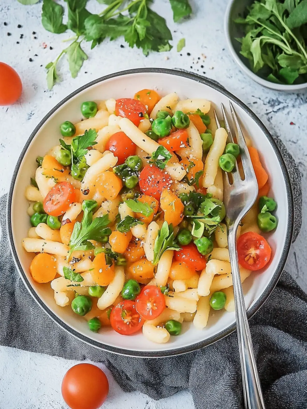 Vegetarische Spätzlepfanne