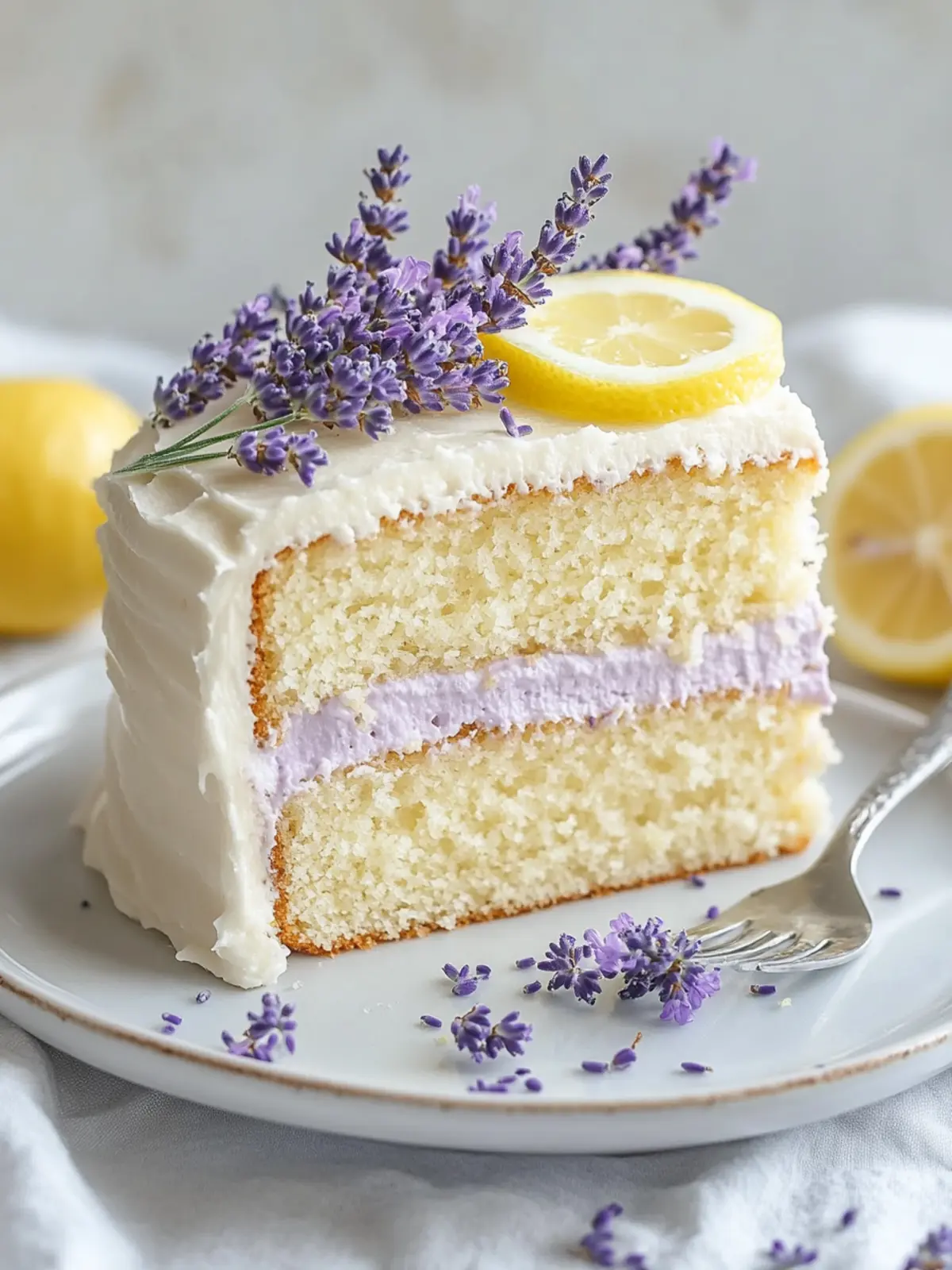 Zitronen-Lavendel-Kuchen