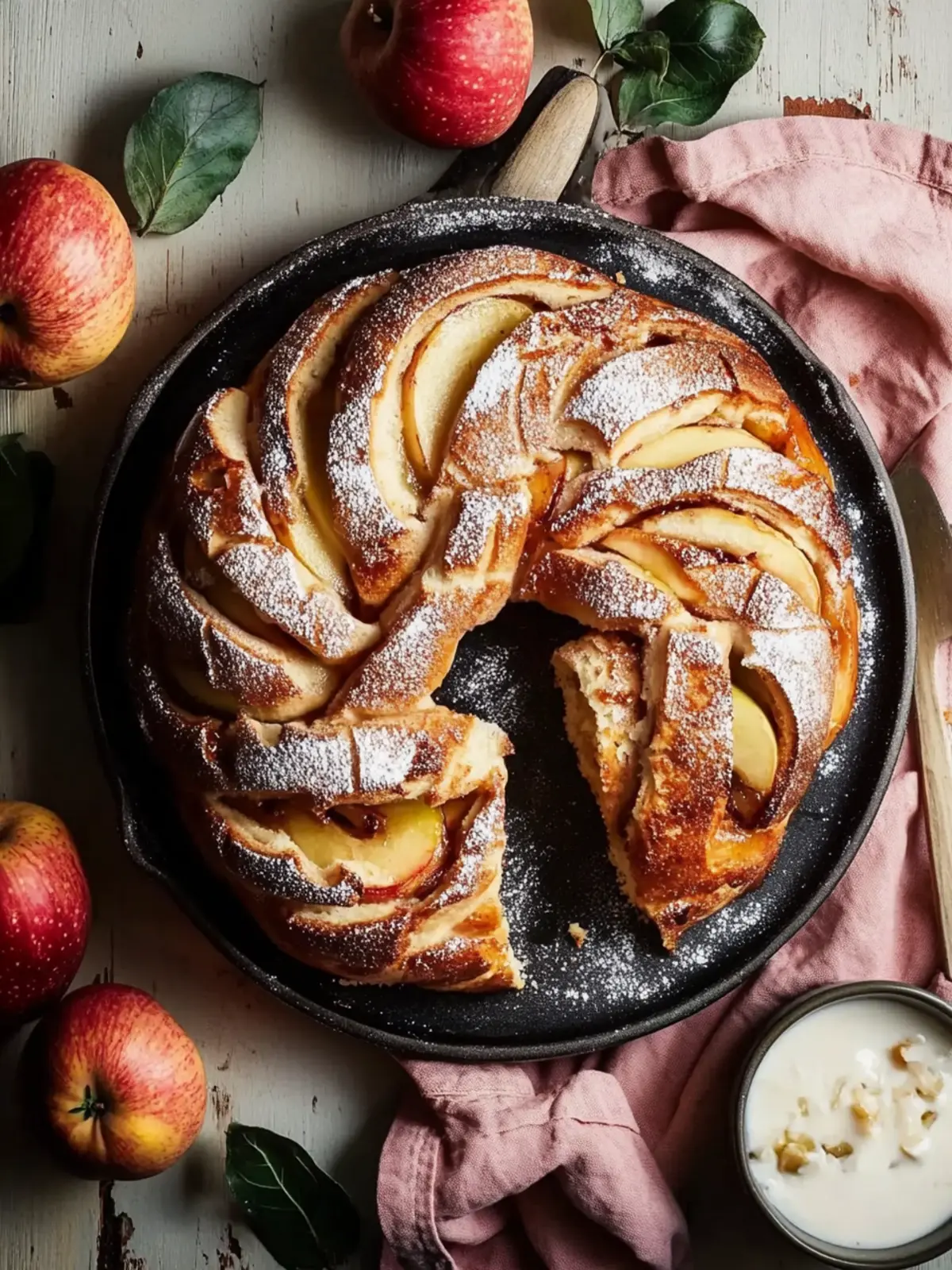 Zimt-Apfel-Babka