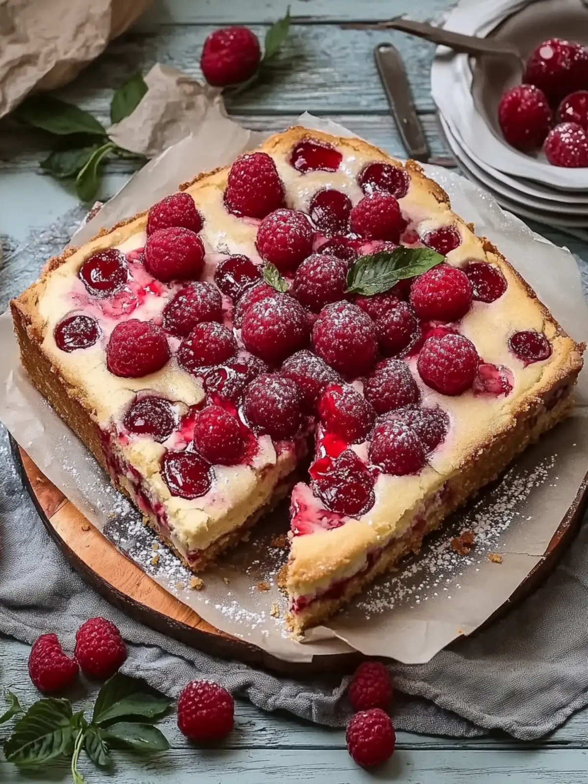 Kirschkuchen vom Blech