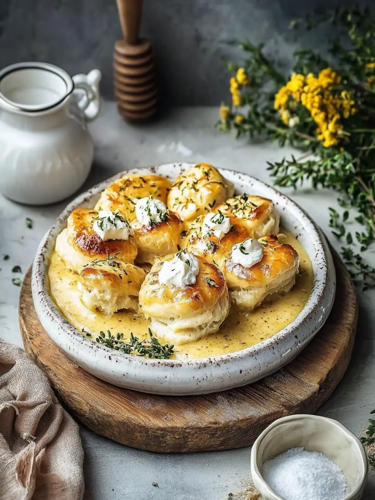 Honig-Senf-Hähnchen mit Reis