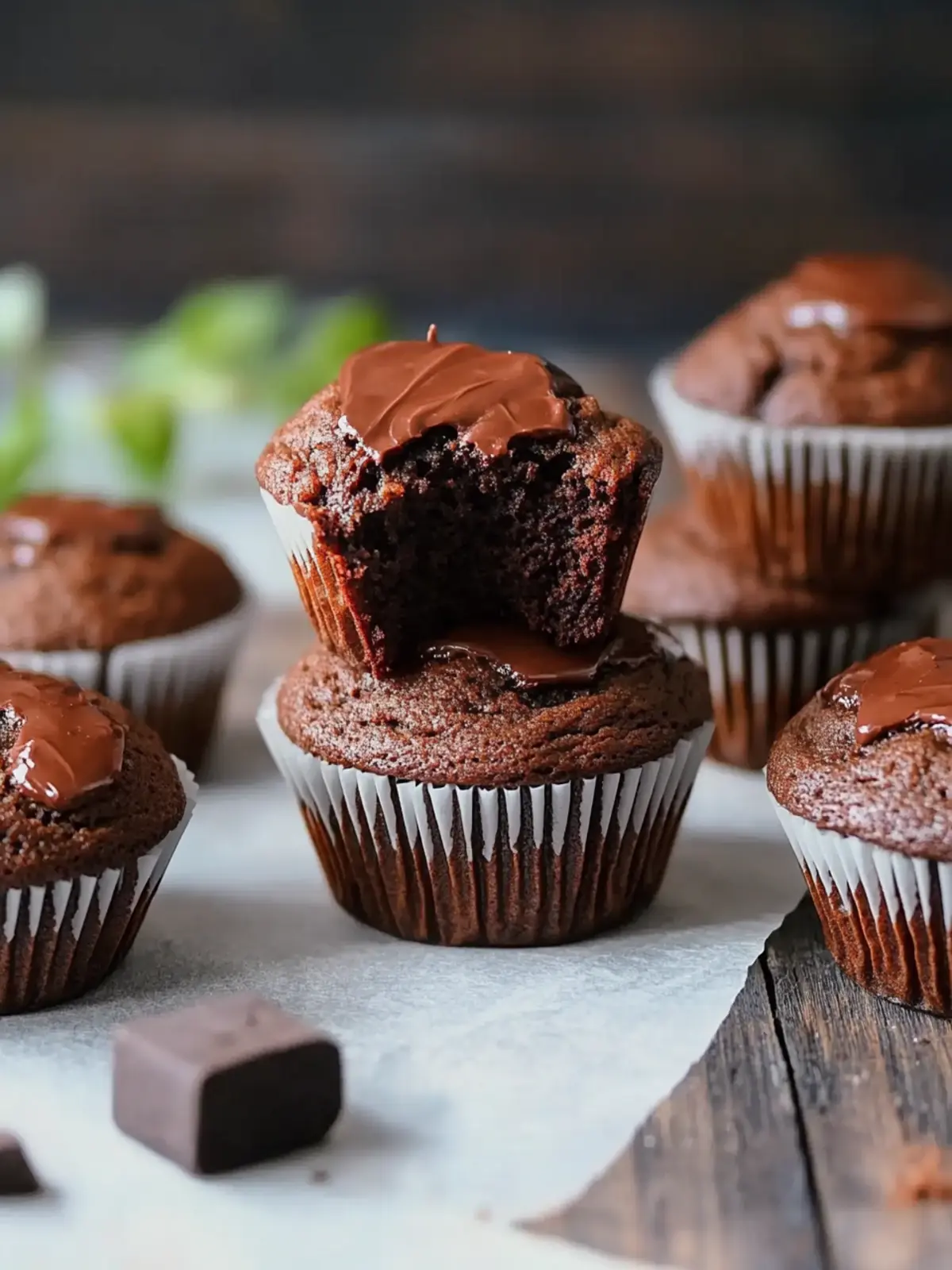Nutella-Muffins