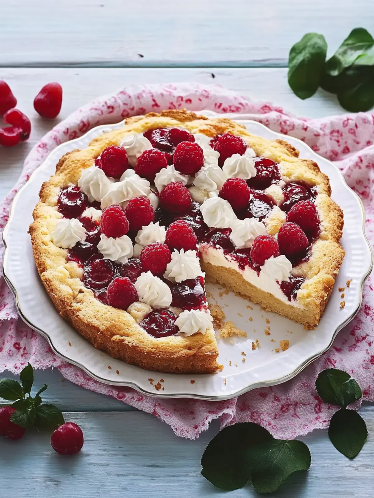 Eierlikör-Kirsch-Blechkuchen