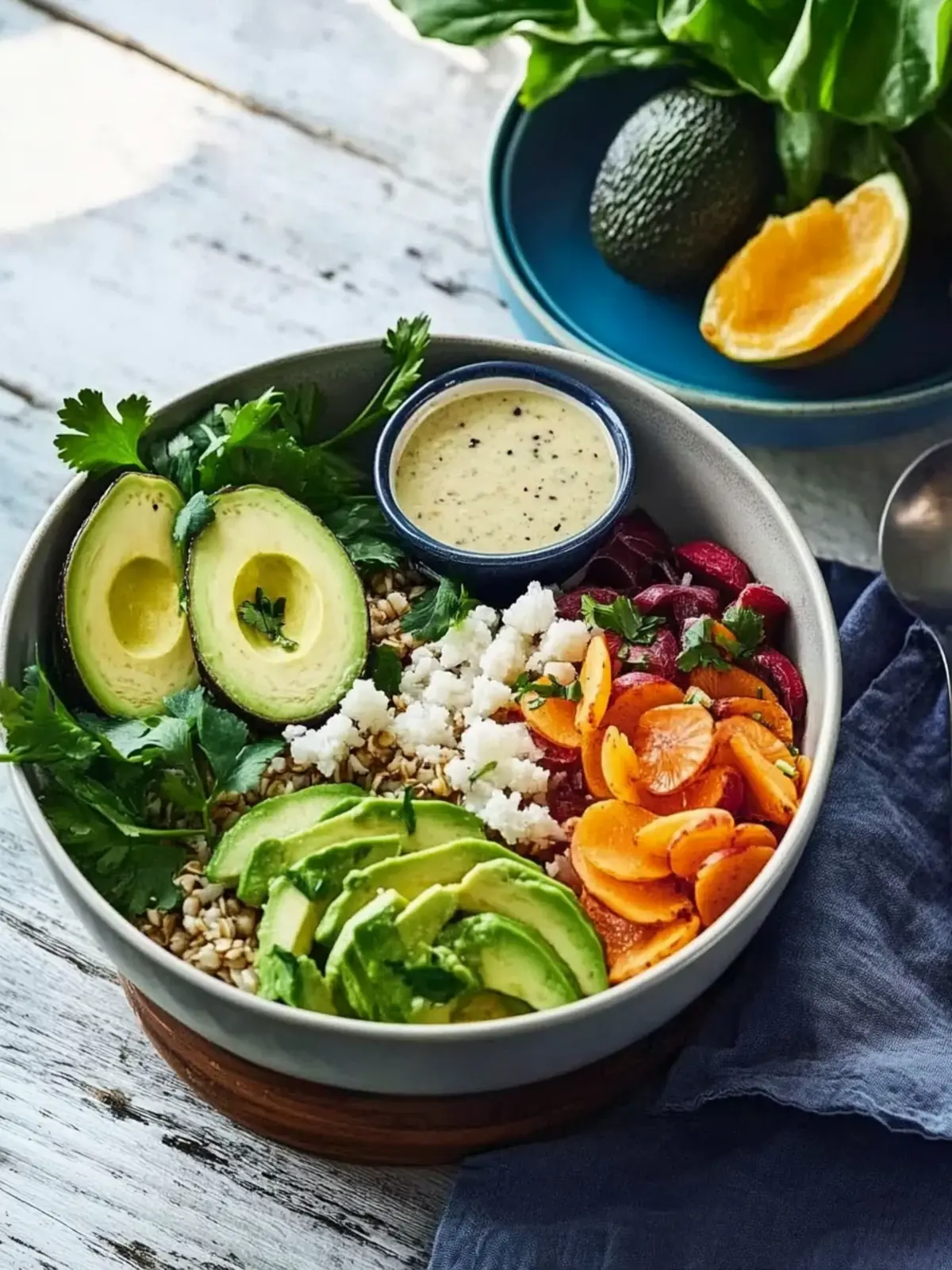 Reis-Bowl mit Avocado