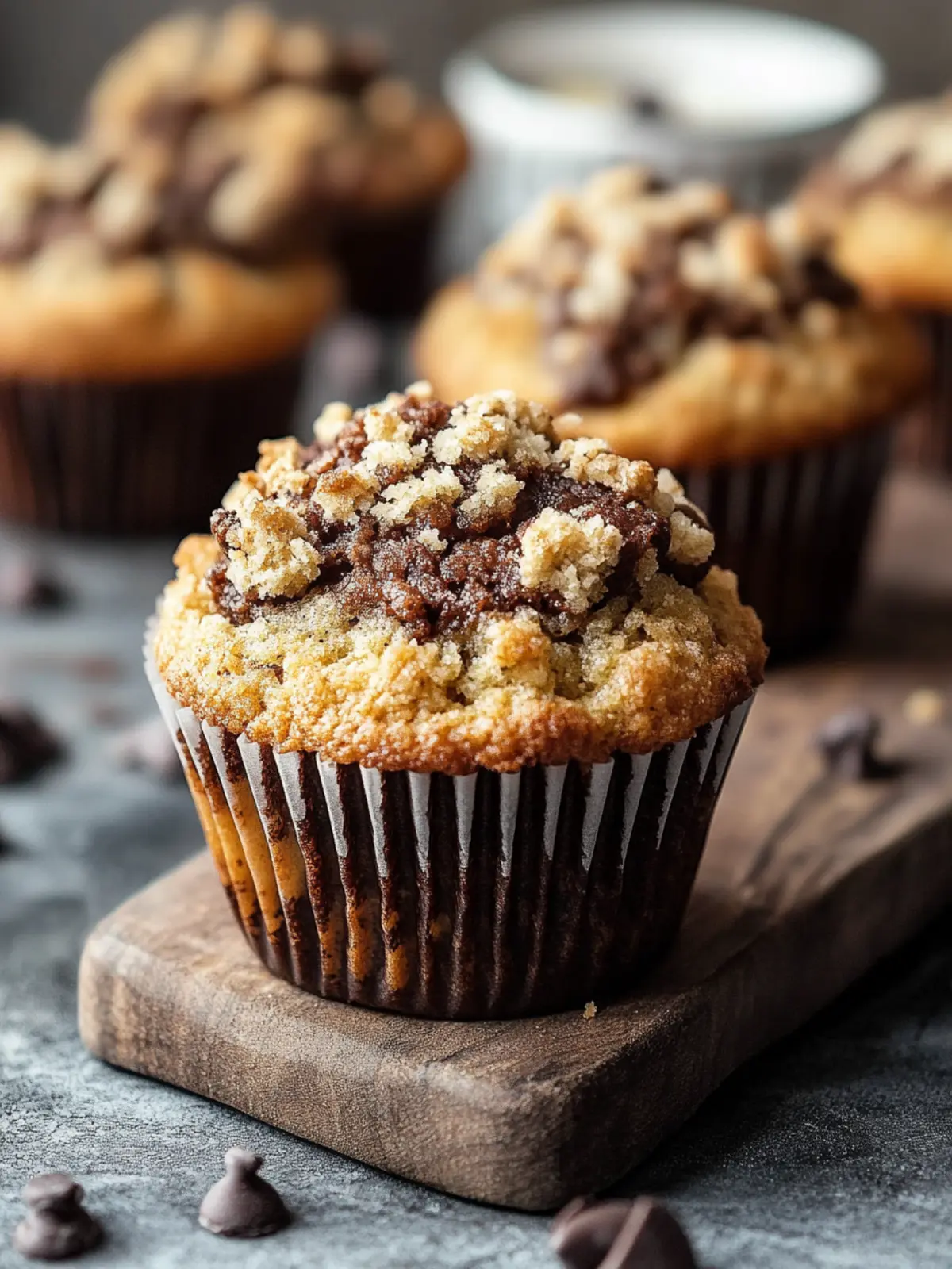 Bananen-Schokoladen-Streusel-Muffins [40 Minuten]