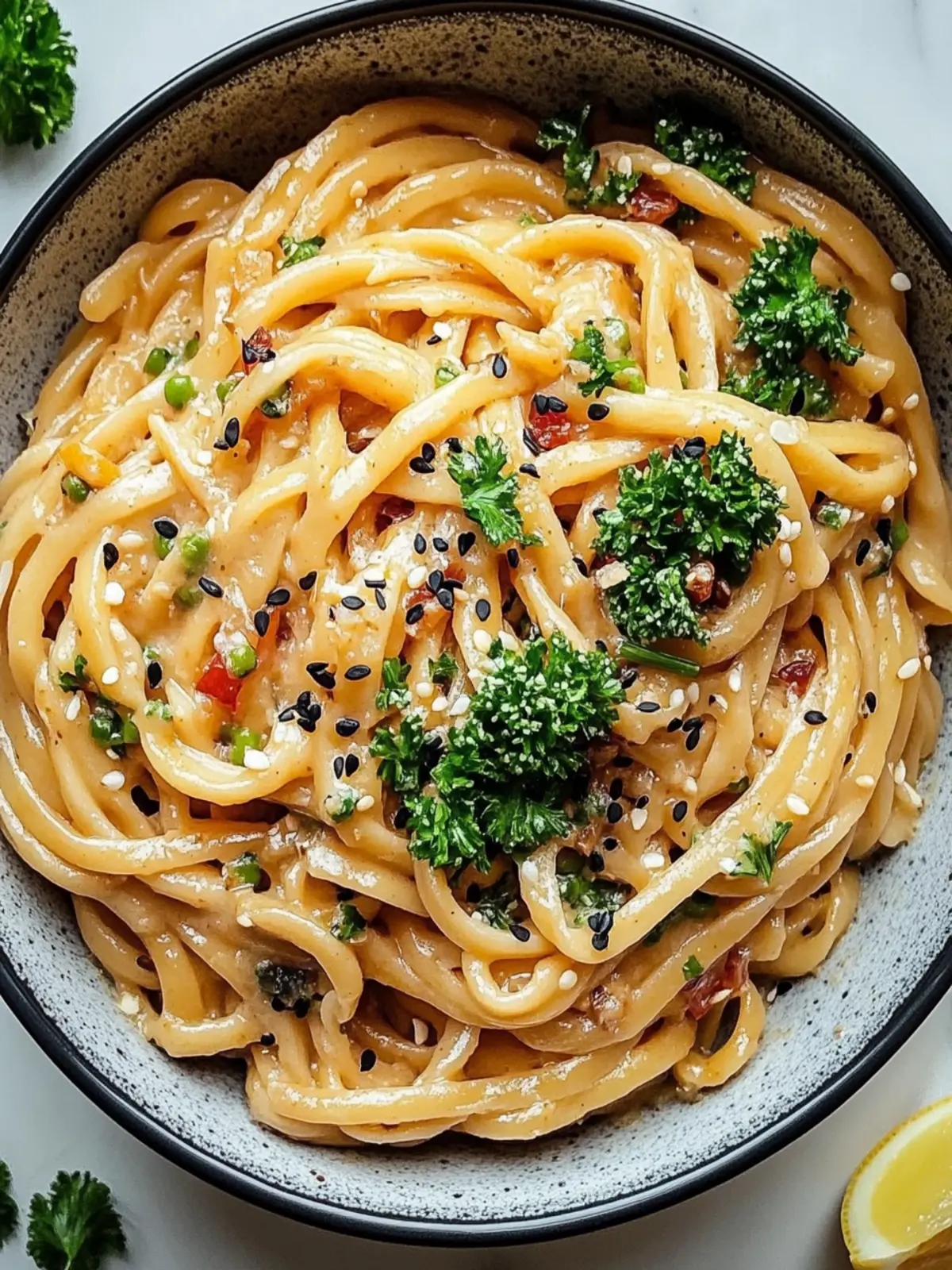 Sweet-spicy vegan tahini noodles: An incredible ultimate recipe