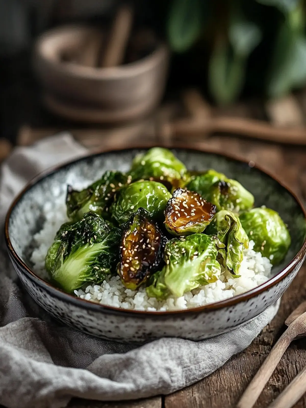 Rosenkohl aus dem Ofen | Asiastil