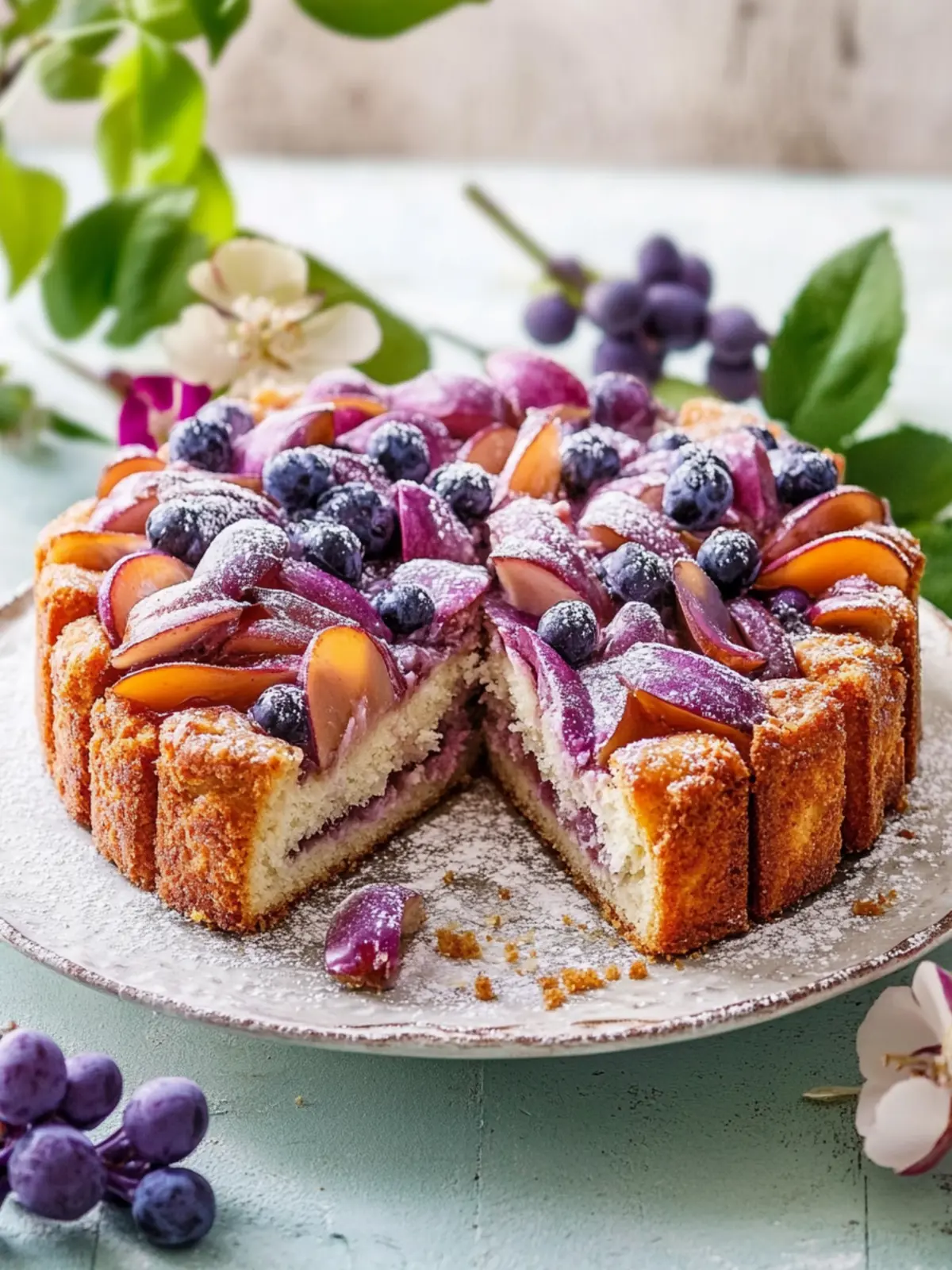 Plum cake from the tray: This is how delicious nostalgia tastes