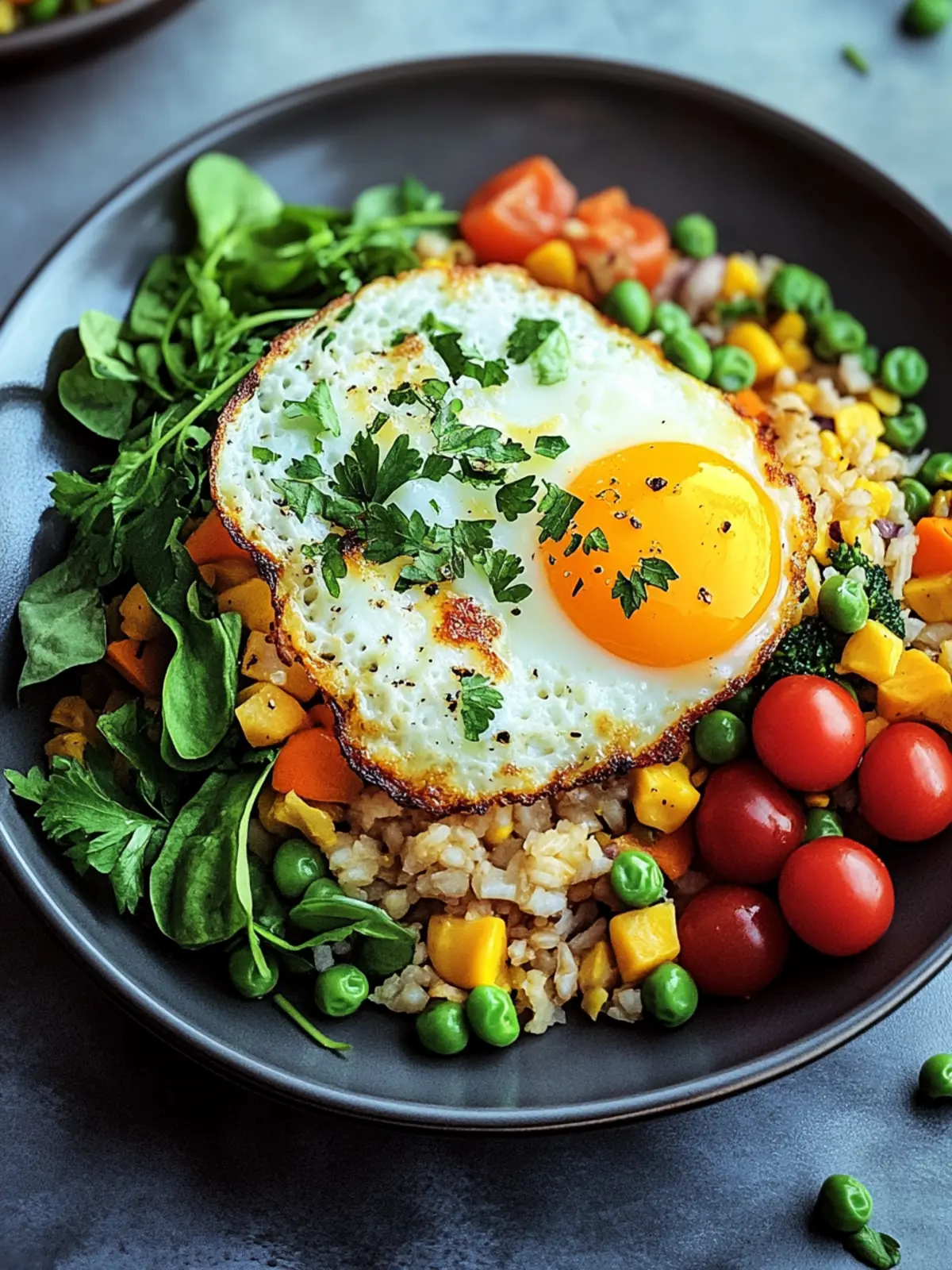 Fried Rice with Vegetables and Egg