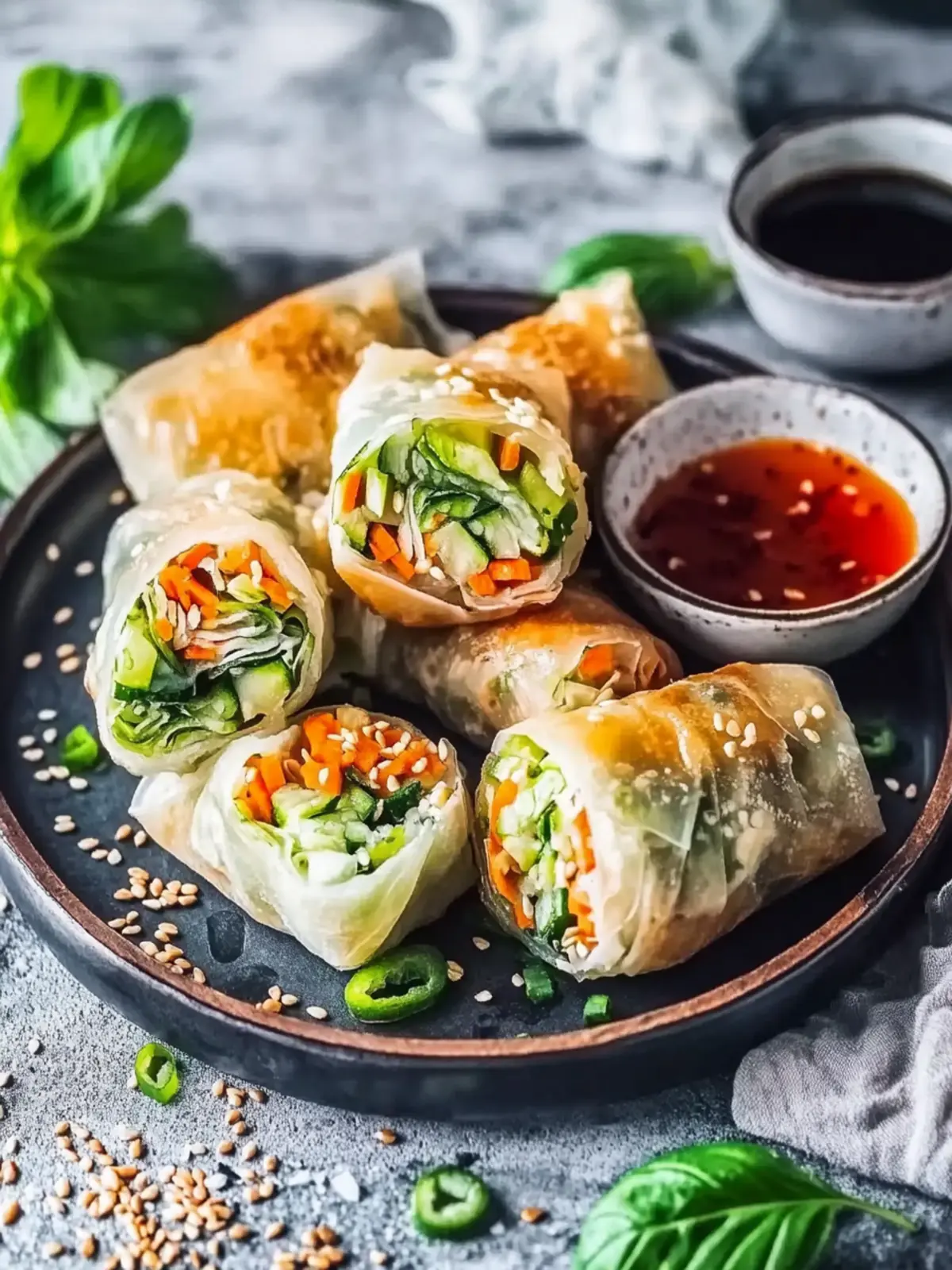 Crispy vegetable pockets (vegan recipe) - healthy dinner made easy