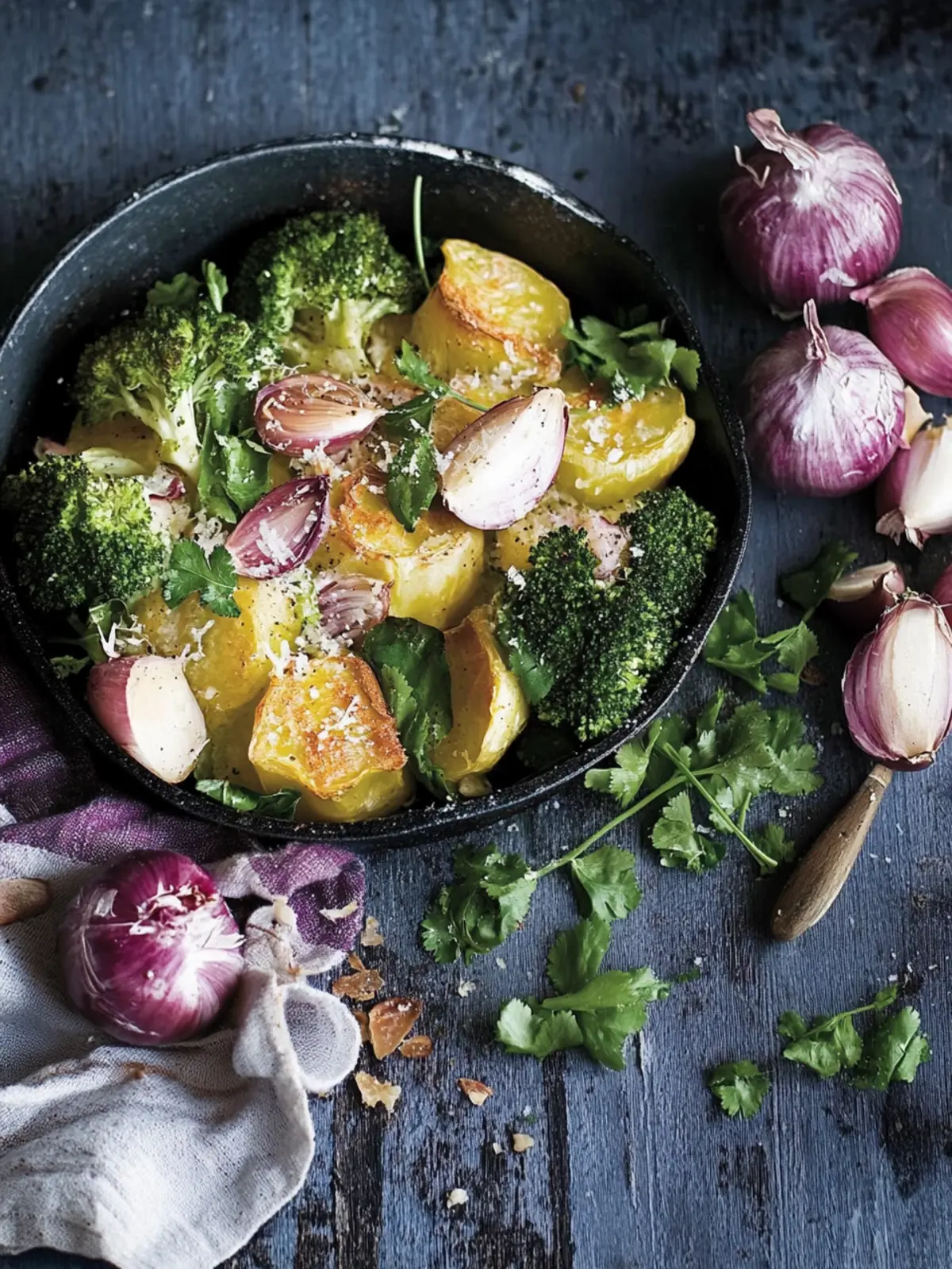 Rosenkohl-Kartoffel-Auflauf