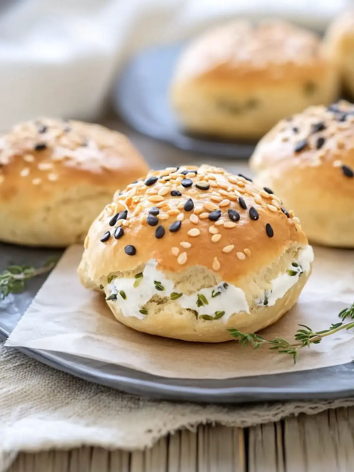Fluffy Low Carb Rolls – Recipe with Quark