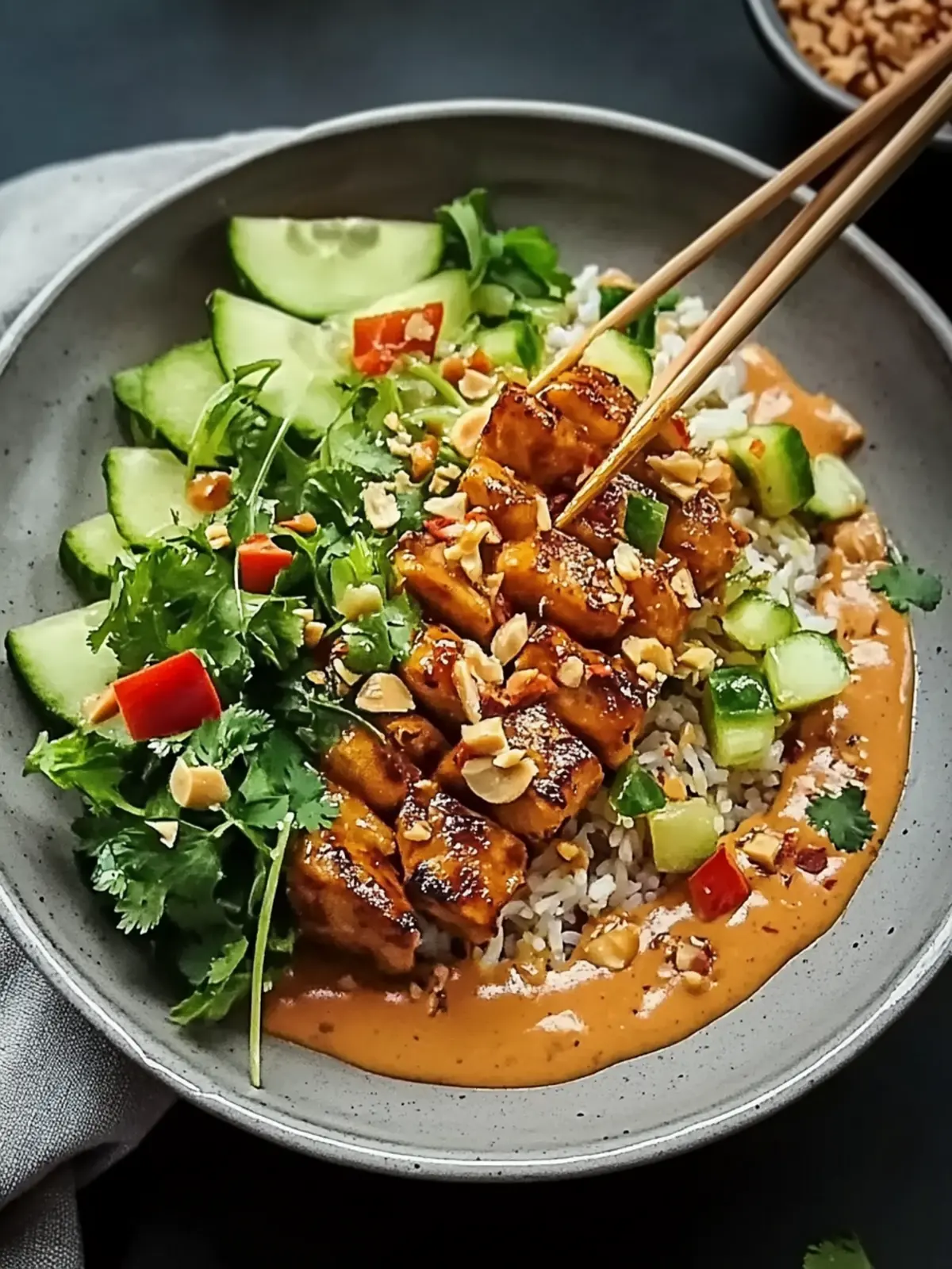 Knuspriger Satay-Reis-Salat: Ein Unglaubliches Ultimatives Rezept