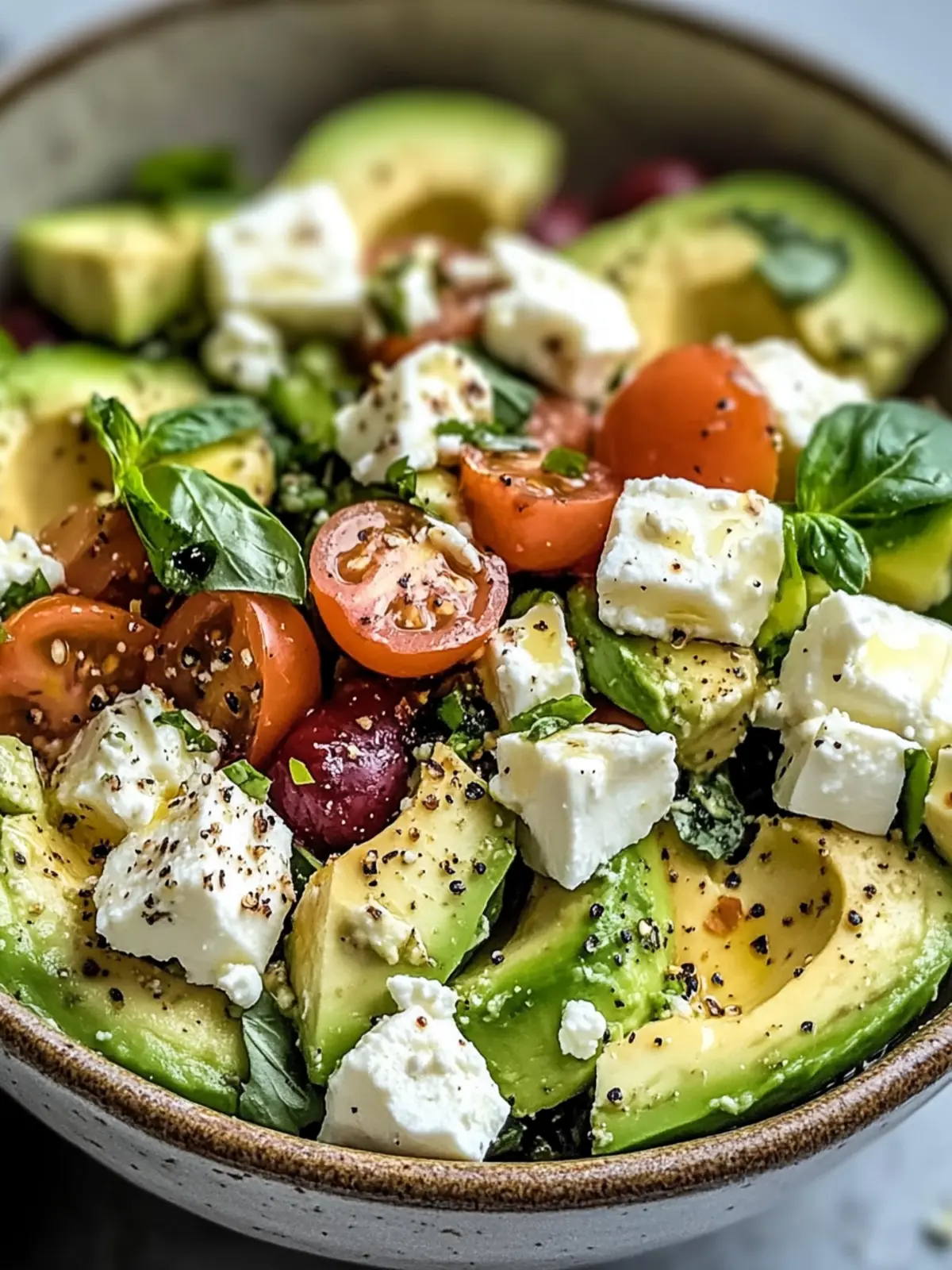 Kichererbsen Feta Avocado für gesunden Genuss