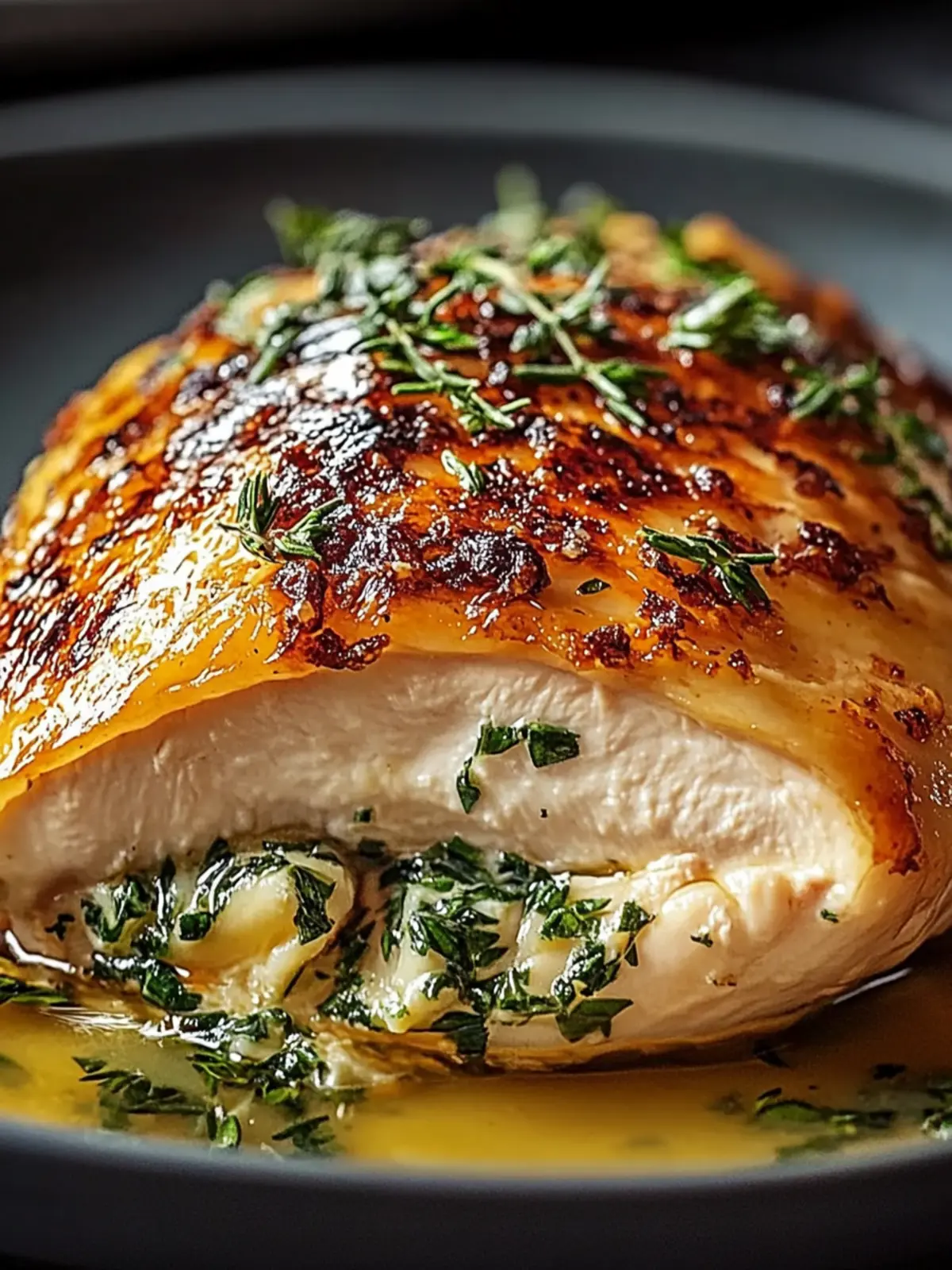 Unwiderstehliches Ruth's Chris gefülltes Hähnchen (Nachahmungsrezept)