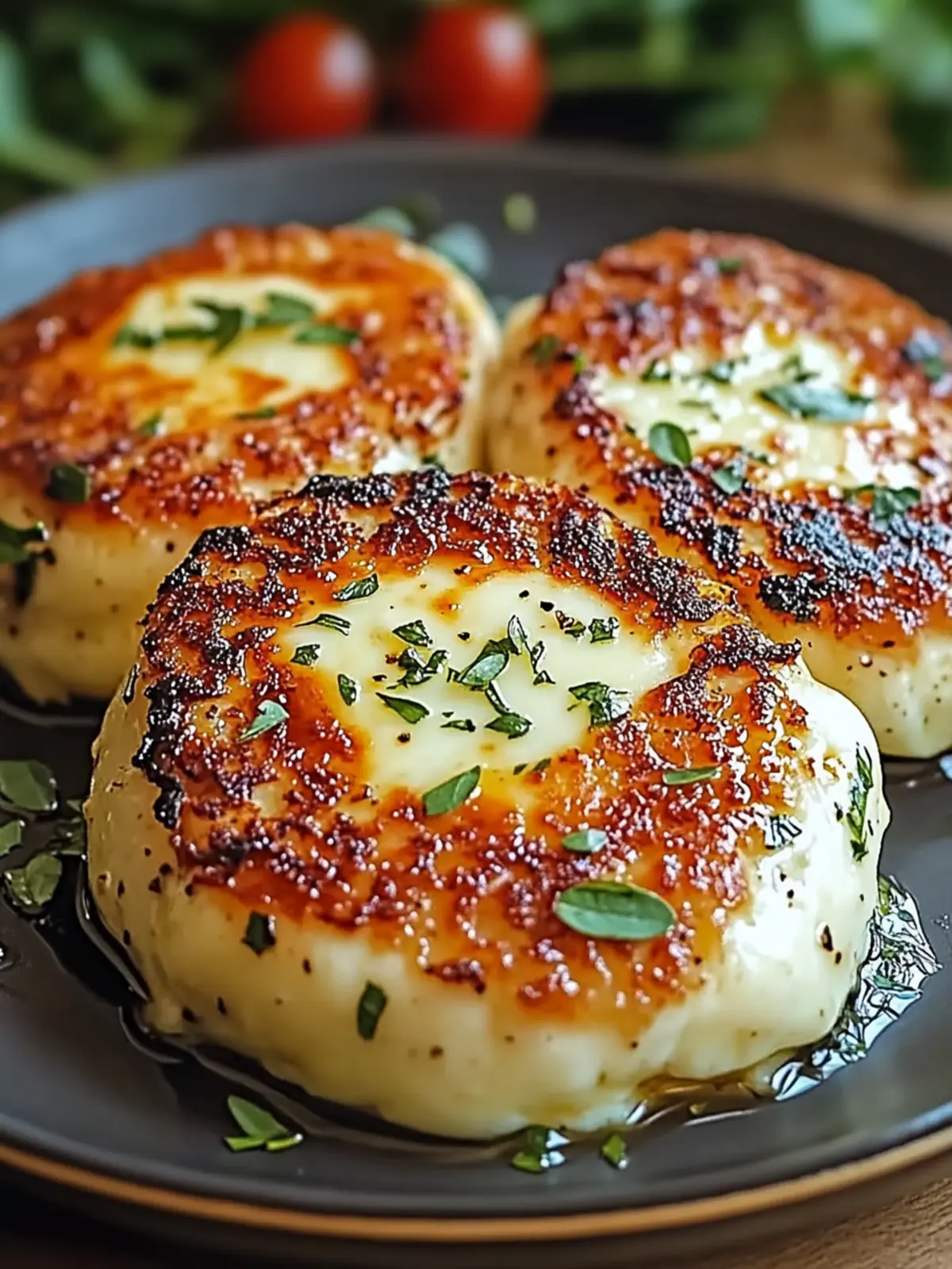 Baked Mozzarella Cauliflower Steaks - A simple low-carb recipe for home