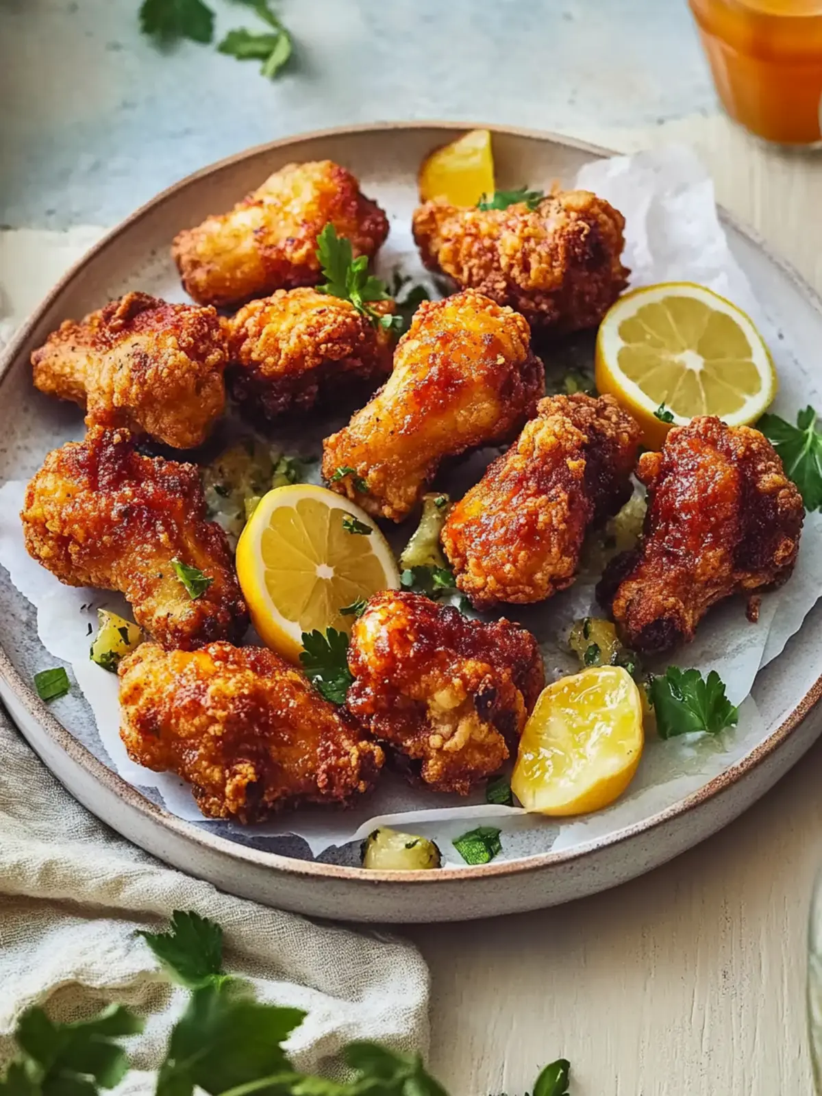 Blumenkohl-Flügel aus dem Airfryer