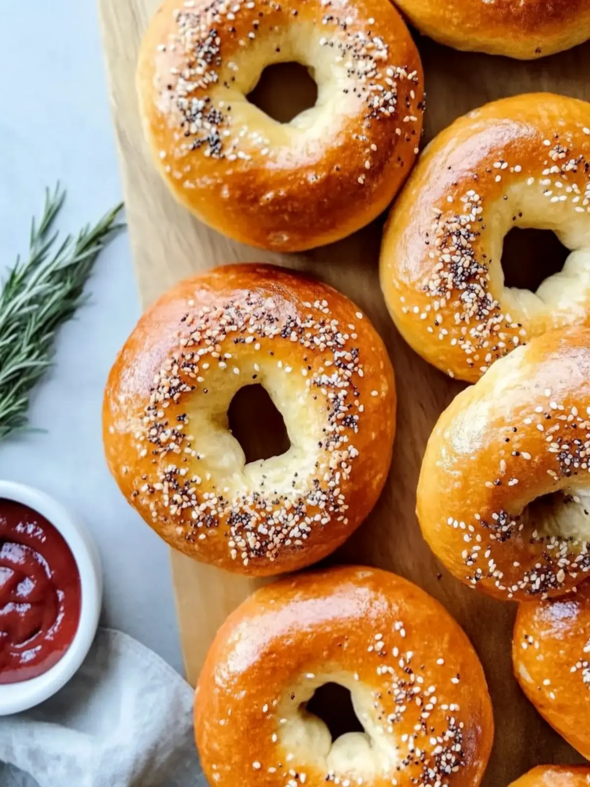 Süße Bagels