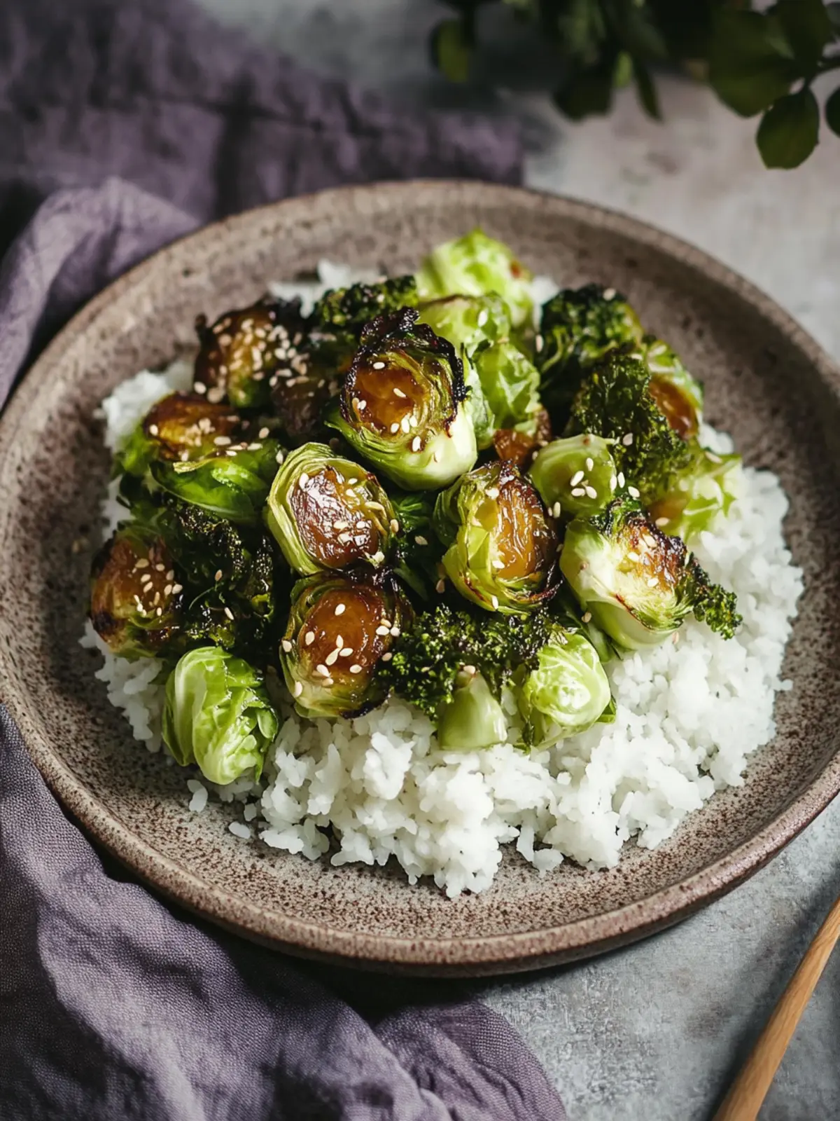 Rosenkohl aus dem Ofen | Asiastil