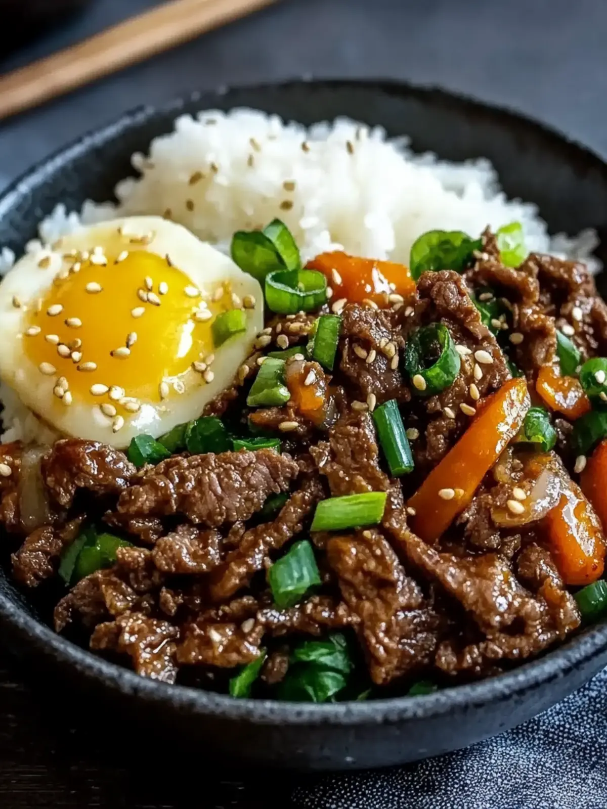 Einfaches Bulgogi mit Hackfleisch