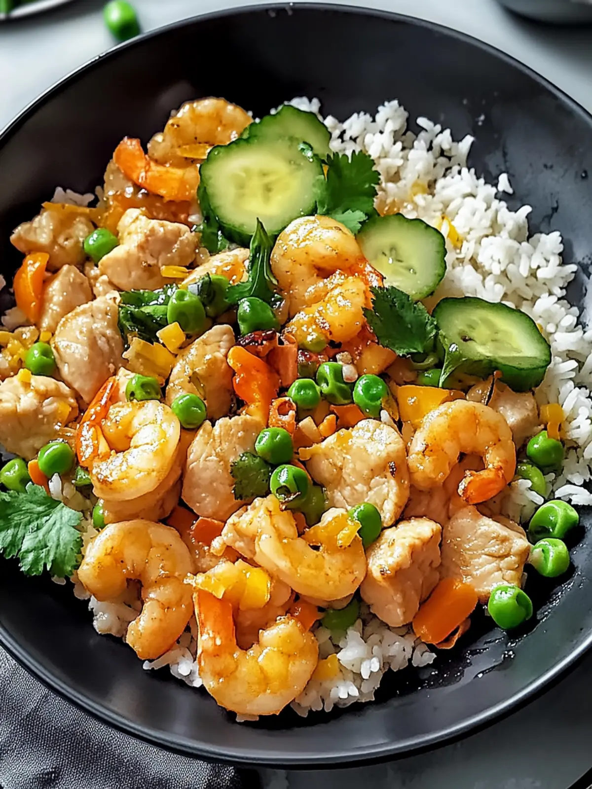 Asiatischer Hähnchenbratreis in 20 Minuten zaubern