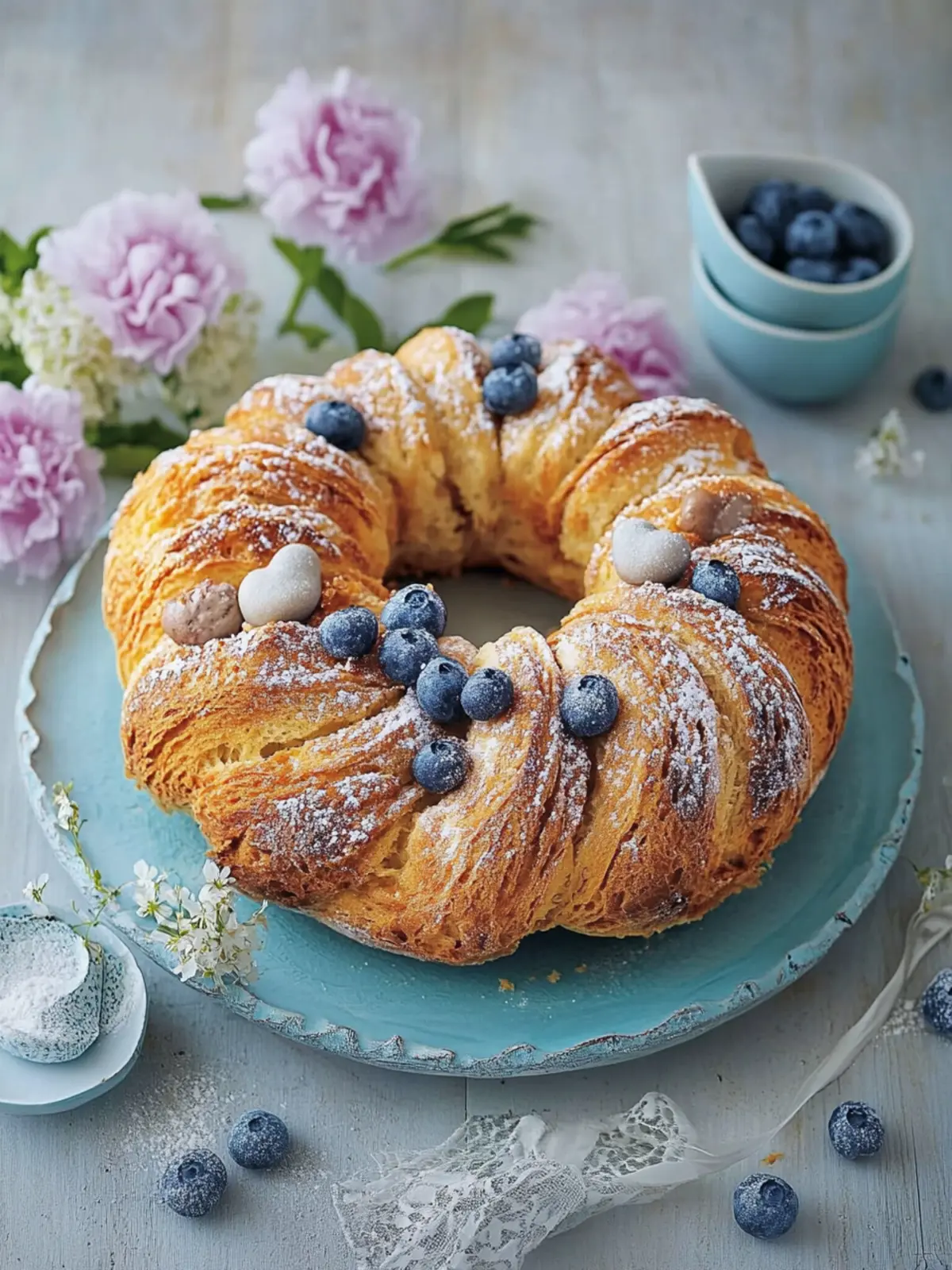Osterkranz mit Feigenfüllung